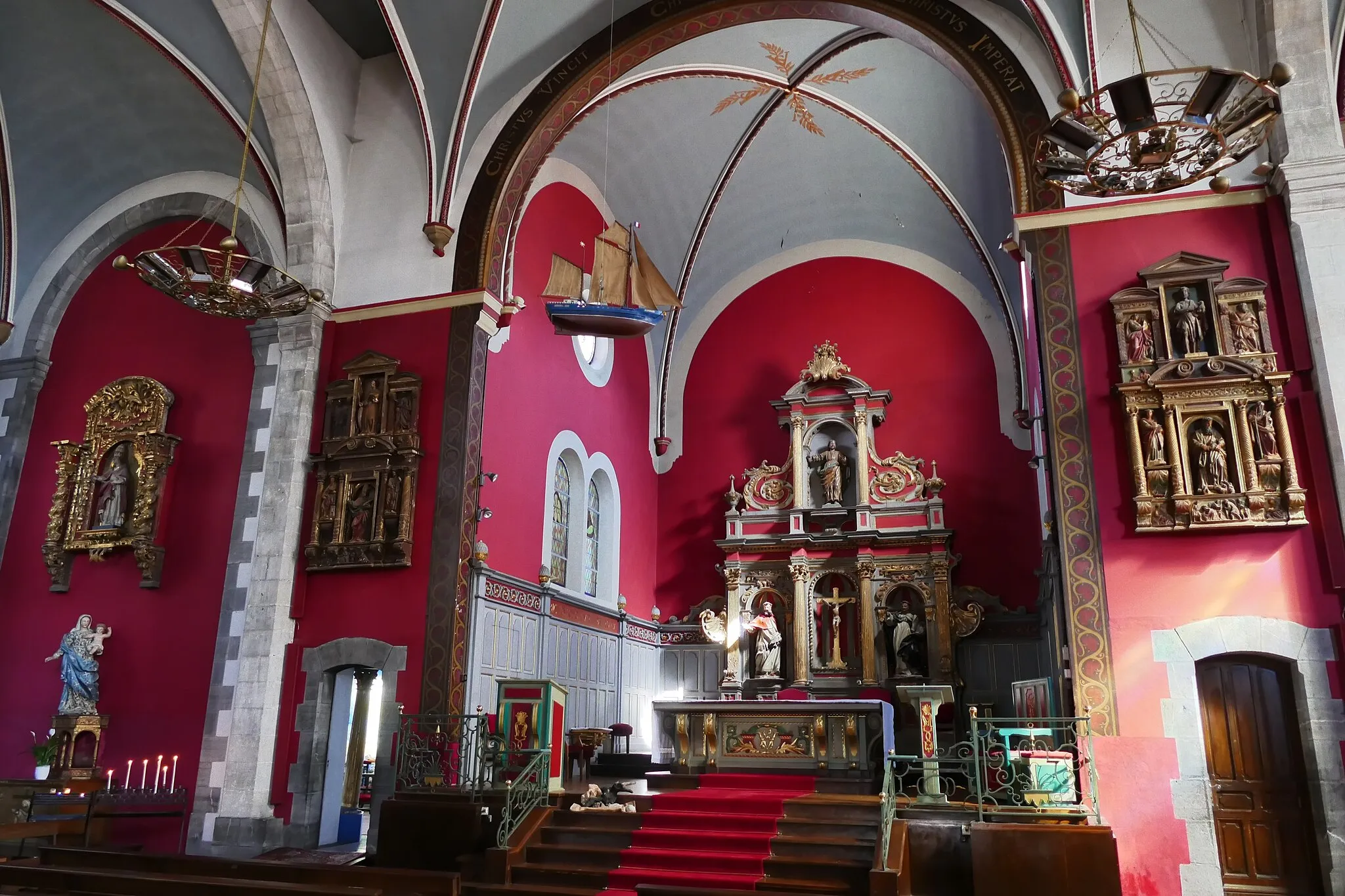 Photo showing: Saint-Vincent's church in Hendaye (Pyrénées-Atlantiques, Nouvelle-Aquitaine, France).