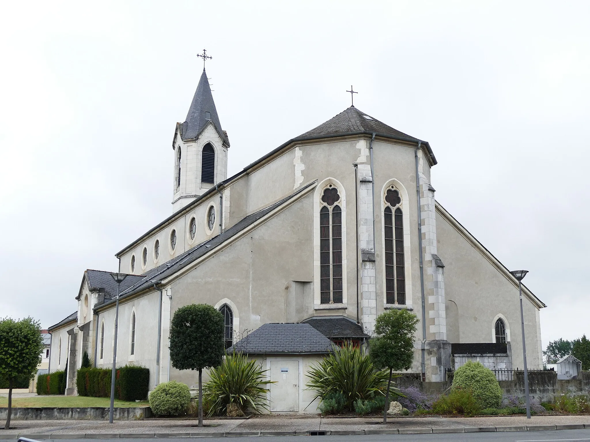 Photo showing: Our Lady of the Assumption's church in Jurançon (Pyrénées-Atlantiques, Nouvelle-Aquitaine, France).