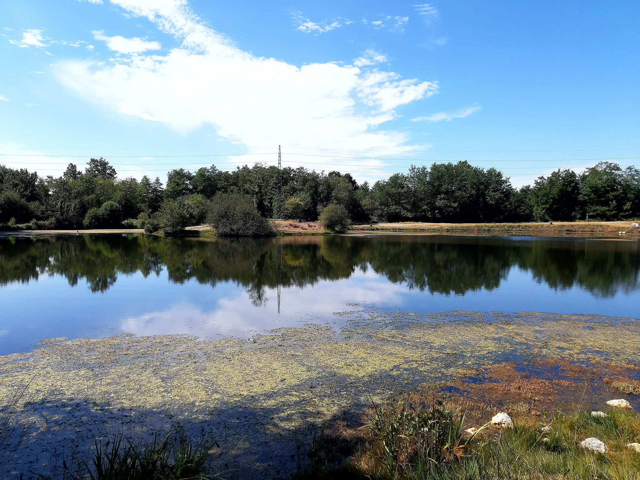 Photo showing: Plan d'eau du Barit à Labouheyre (Landes, France)