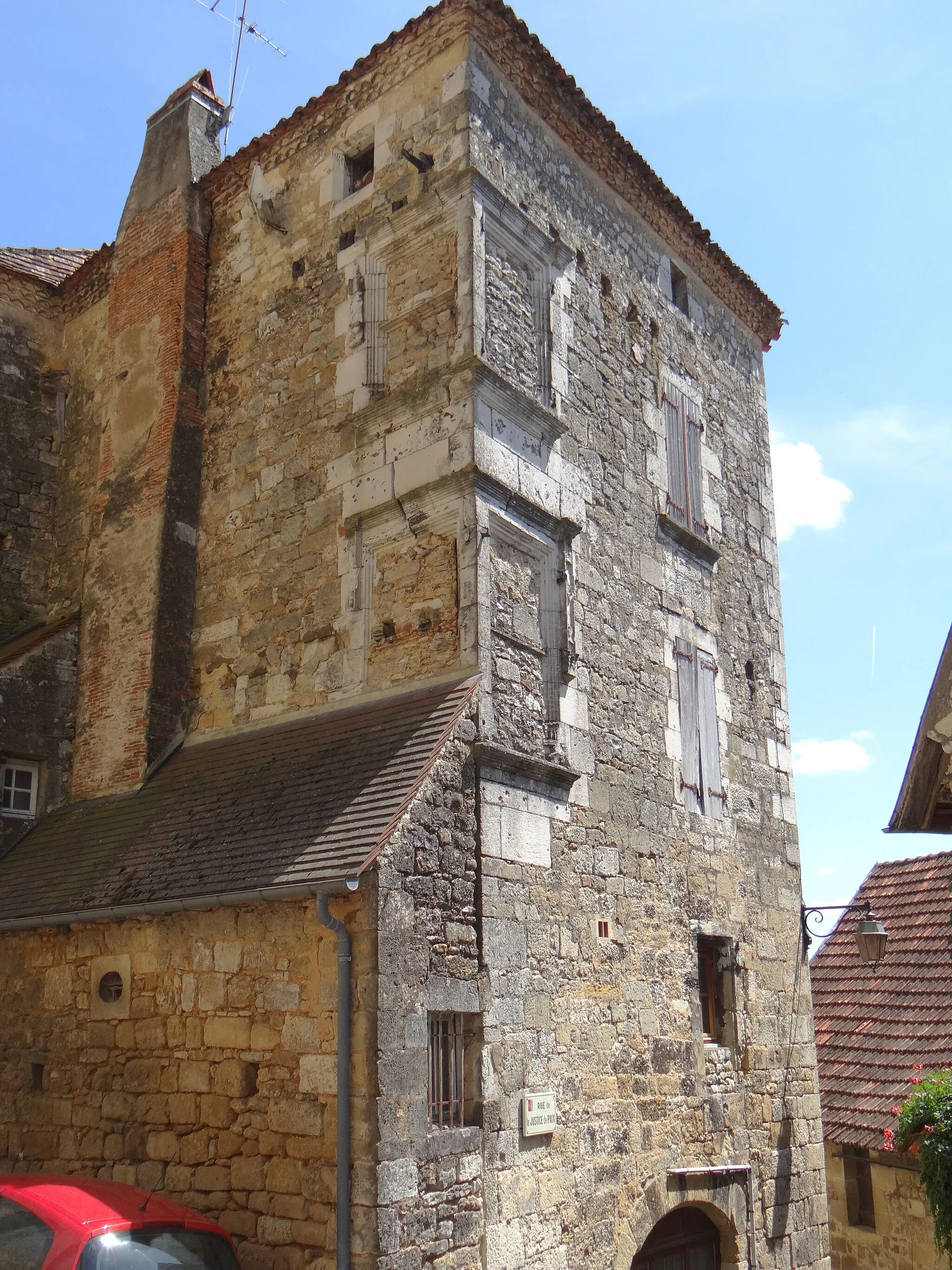 Photo showing: Saint-Cyprien (Dordogne) - Presbytère, rue e la Justice de paix