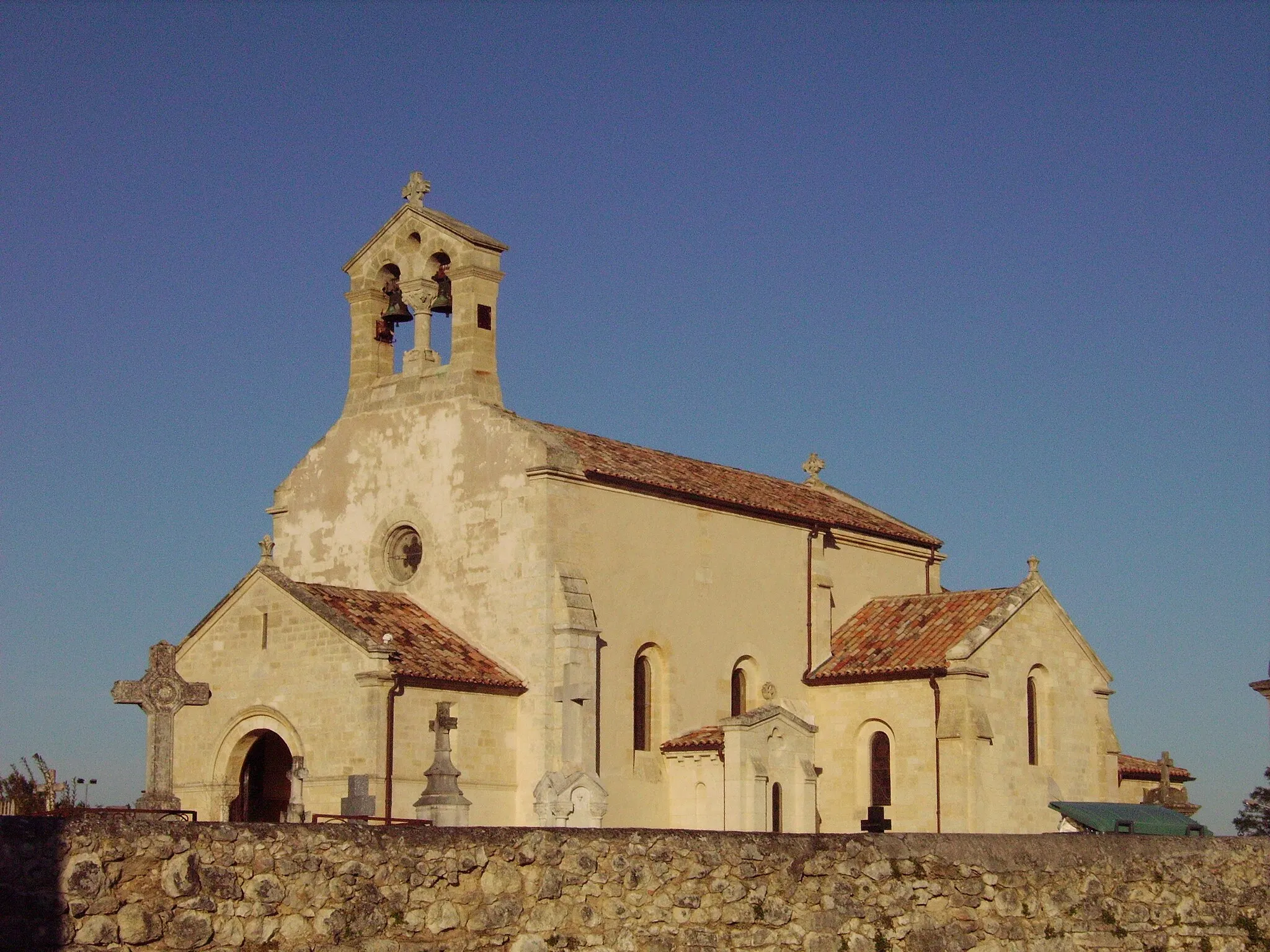 Photo showing: Eglise de saint médard d'Eyrans