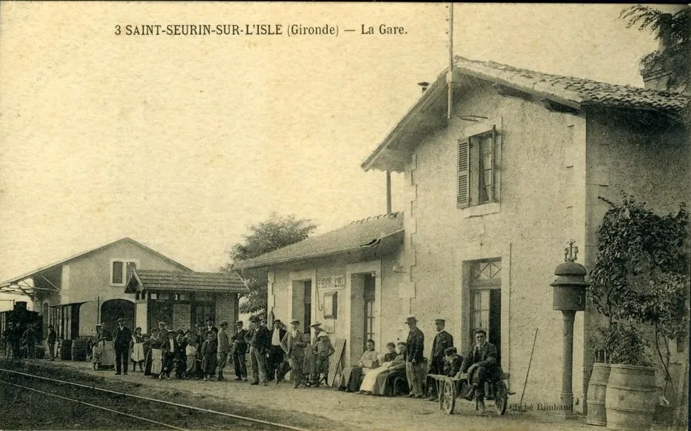 Photo showing: Saint-Seurin-sur-l'Isle – Gare