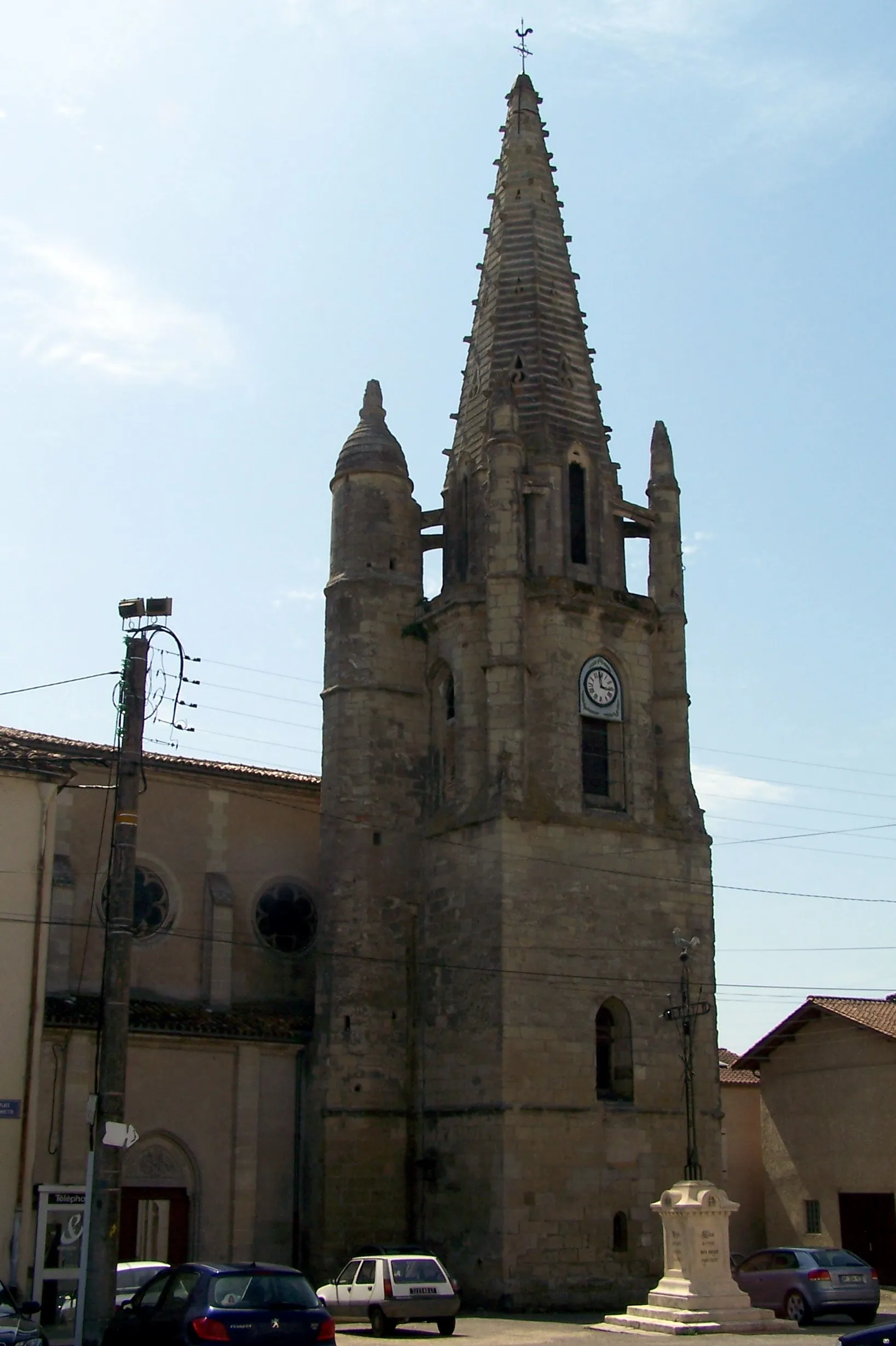 Photo showing: Church of Sainte-Bazeille (Lot-et-Garonne, France)