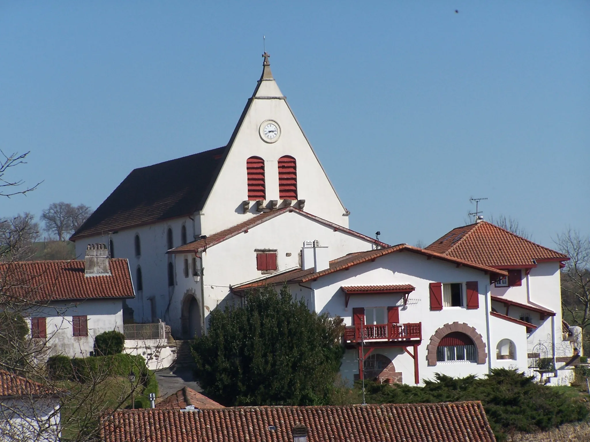 Photo showing: église de villefranque