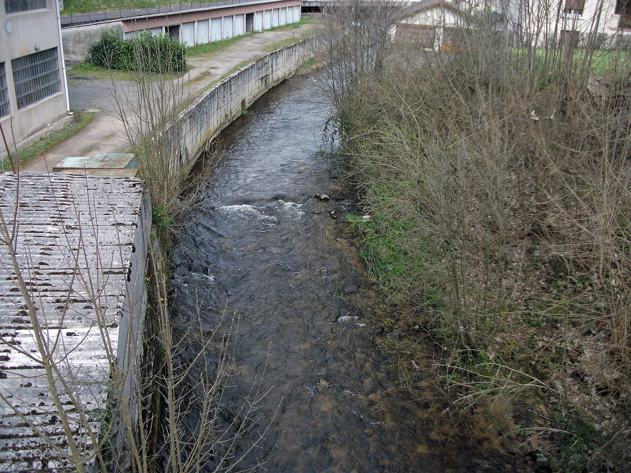 Photo showing: Durolle river in La Monnerie-le-Montel, Puy-de-Dôme [10635]