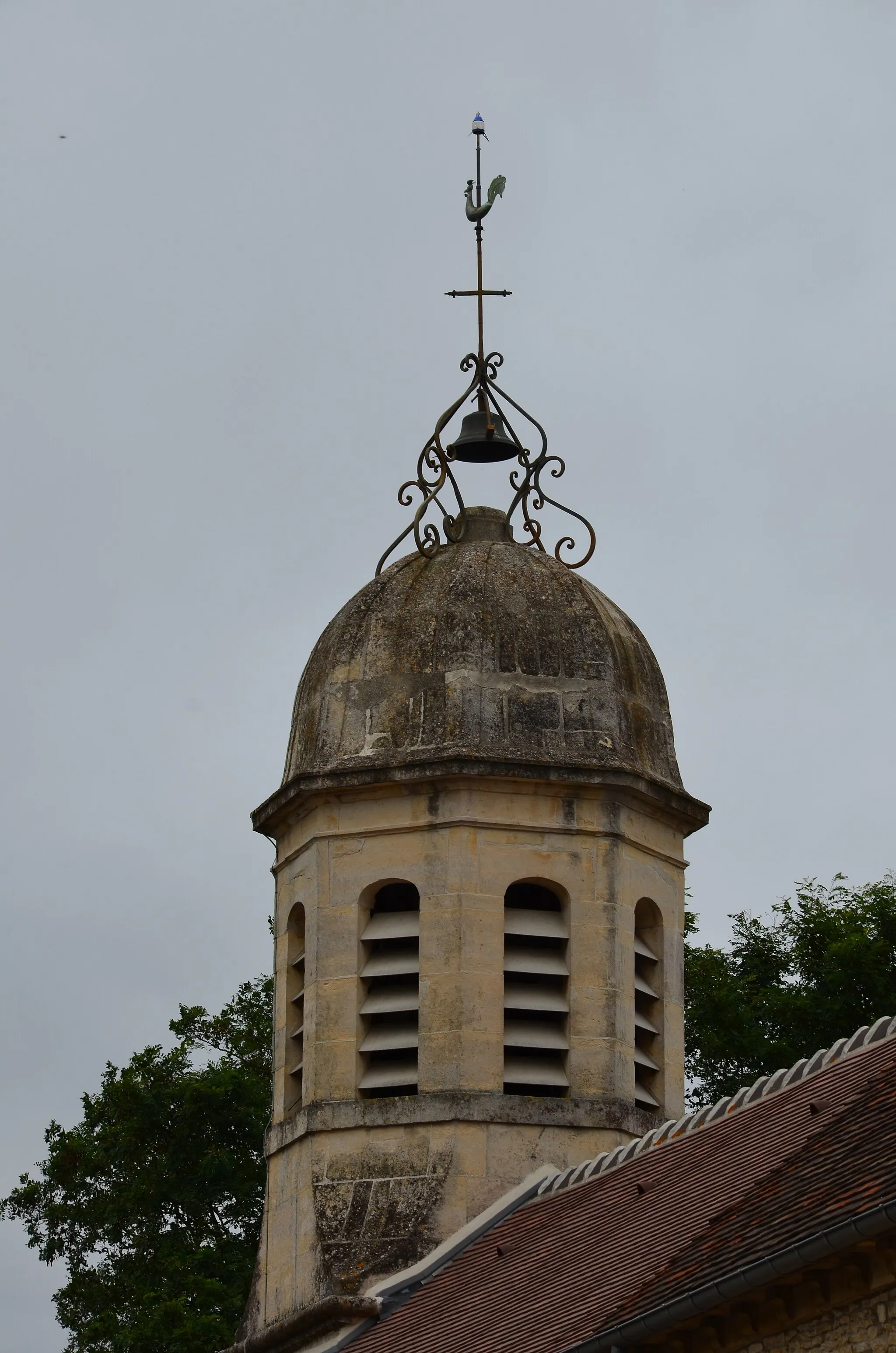Photo showing: Clocher de l'église Saint-Martin de Cormelles-le-Royal.