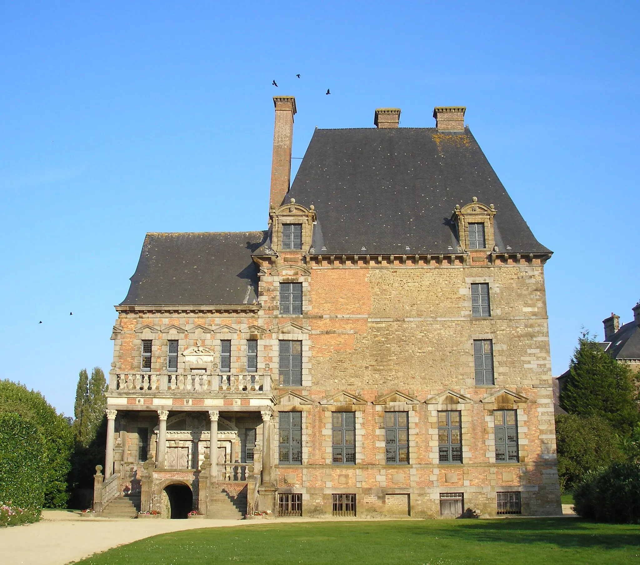 Photo showing: Ducey (Normandie, France). Le château des Montgommery.