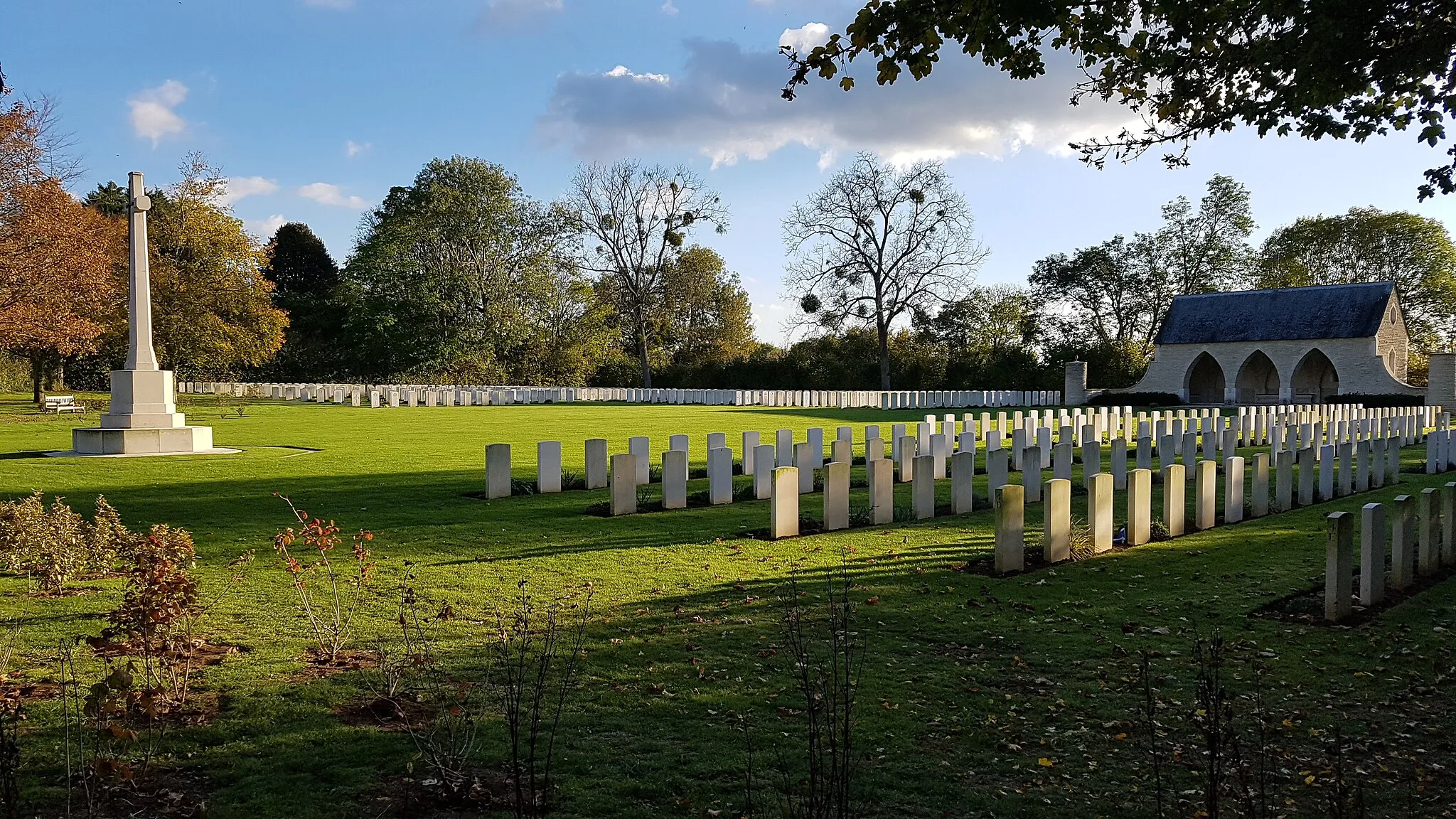 Photo showing: Cimetière britannique Hermanville sur mer - Vue générale