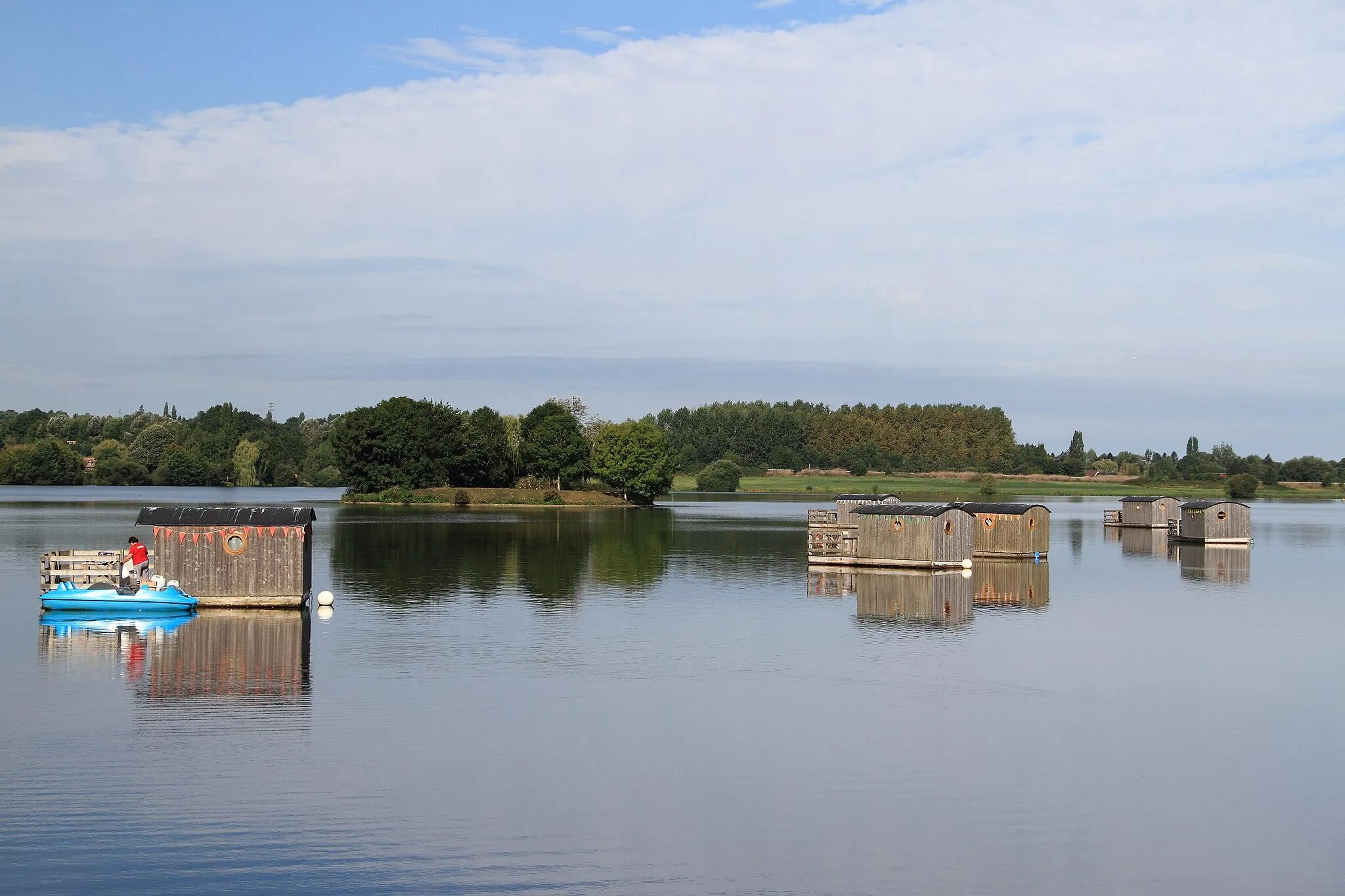 Photo showing: Der Lac de Pont-l'Évêque im Departement Calvados.