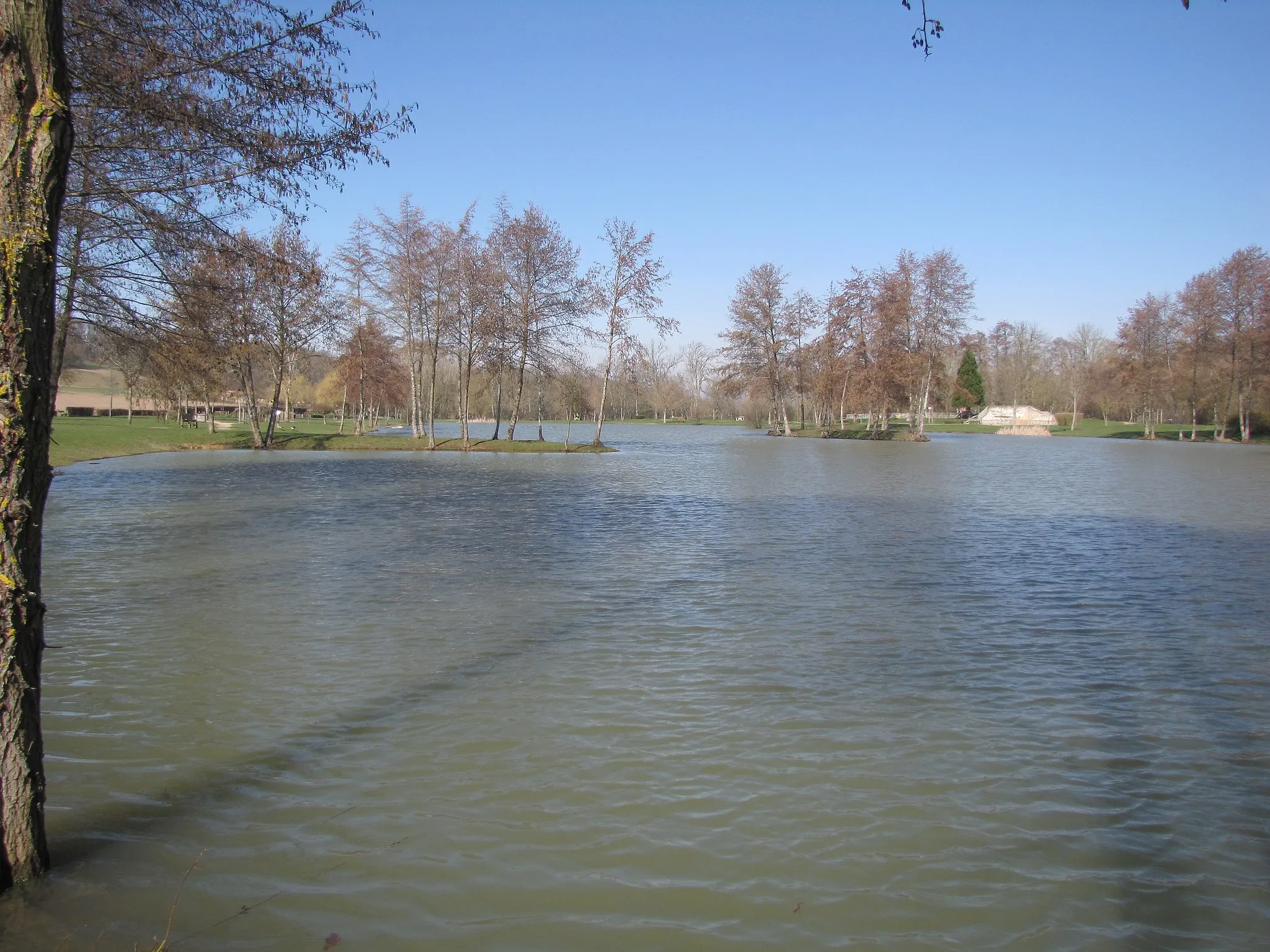 Photo showing: Charny, Yonne, France. The pleasure pond