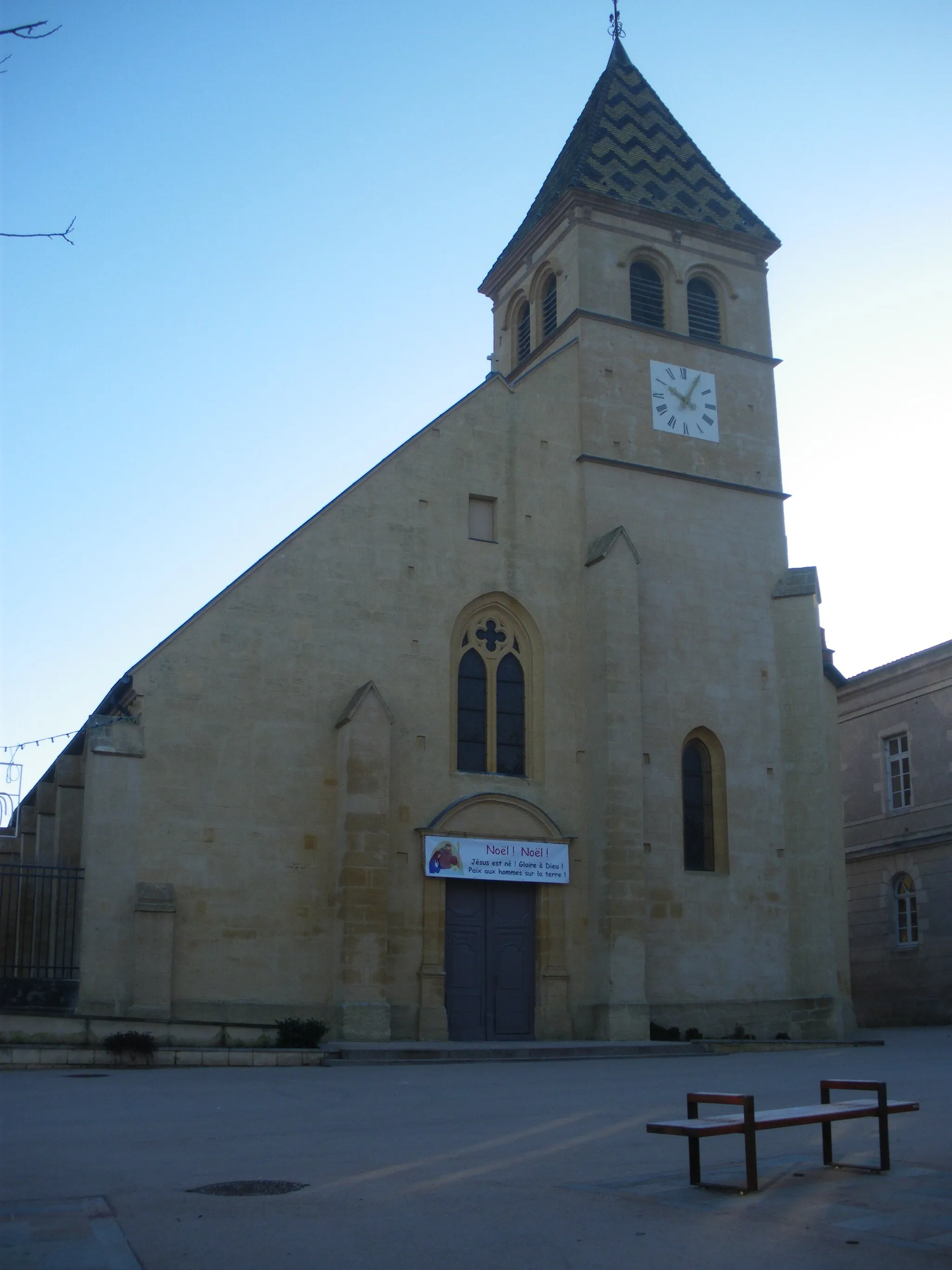 Photo showing: Church of Is sur Tille, France