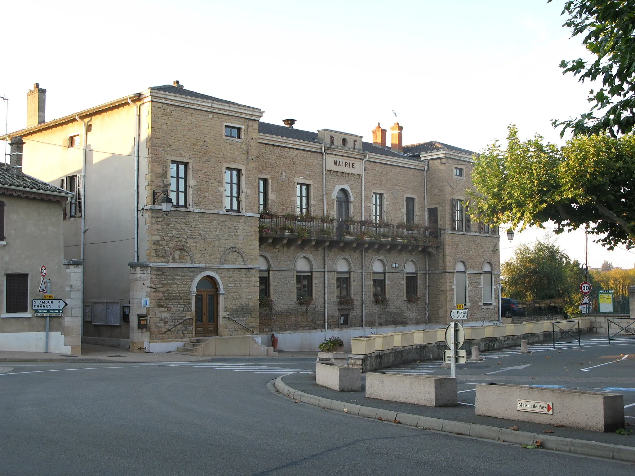 Photo showing: La Chapelle-de-Guinchay dans le département français Saône-et-Loire : mairie.