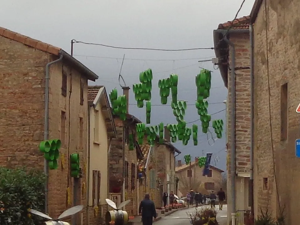 Photo showing: Saint-Vincent Tournante 2018 à Prissé (Appellation Saint-Véran)