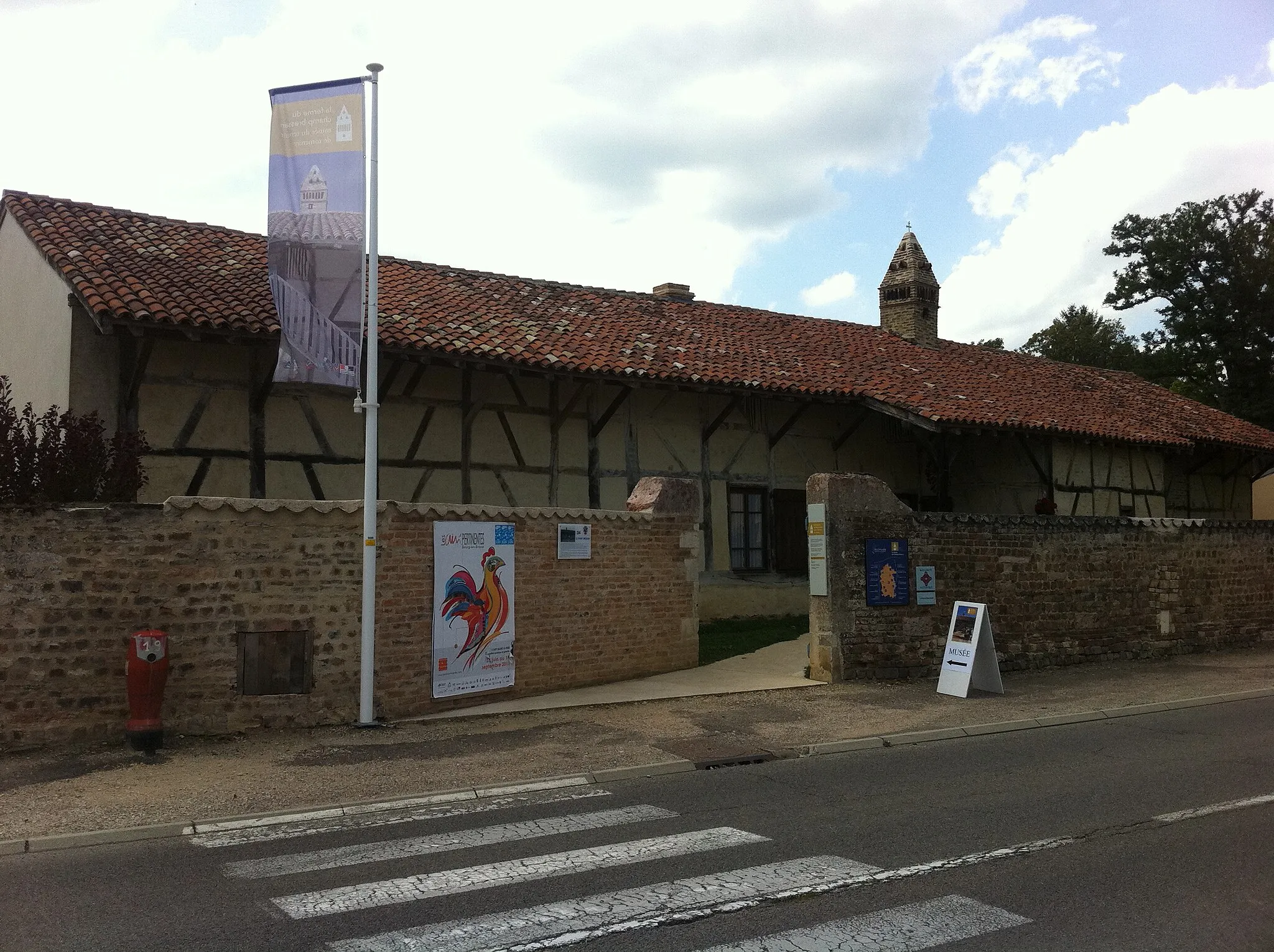 Photo showing: Musée de la ferme du Champ-Bressan, Romenay, France.