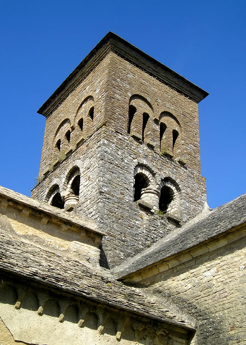 Photo showing: Le clocher de l'église Saint-Julien (Sennecey-le-Grand).