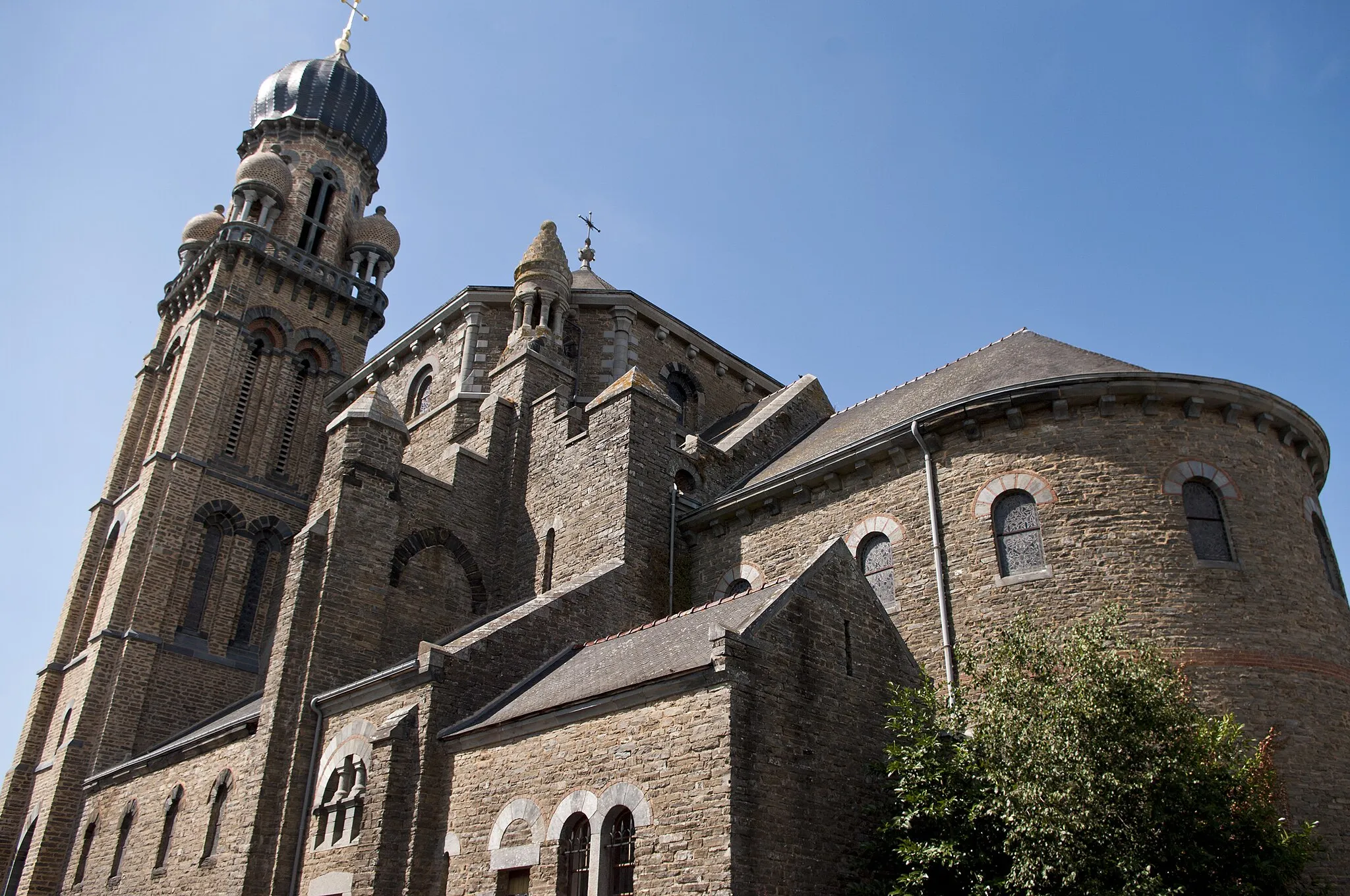 Photo showing: L'Église Saint-Maximilien Kolbe se situe sur la commune de Corps-Nuds dans le département d'Ille-et-Vilaine