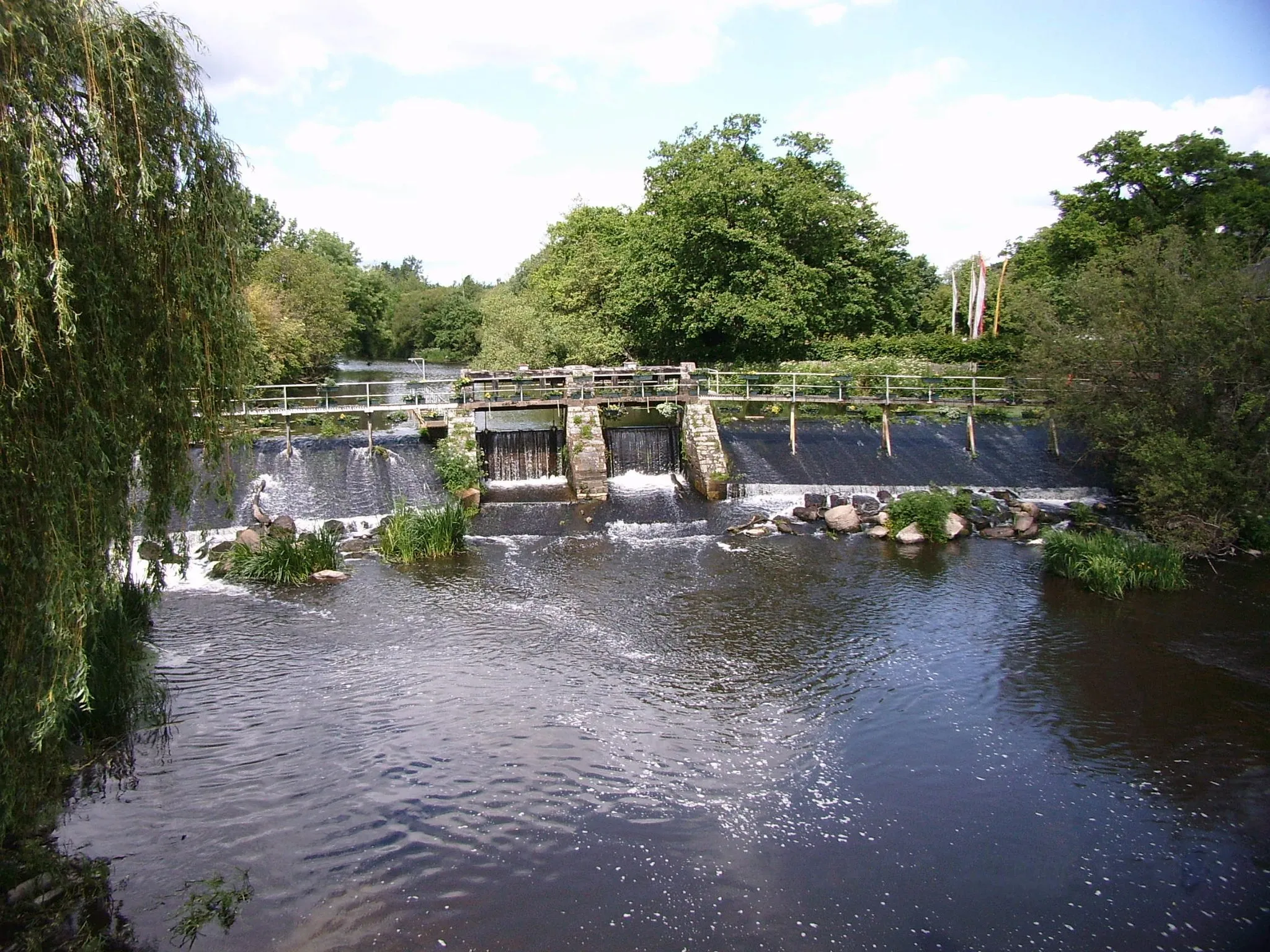 Photo showing: Der Fluss Aff bei La Gacilly, Bretagne, Frankreich