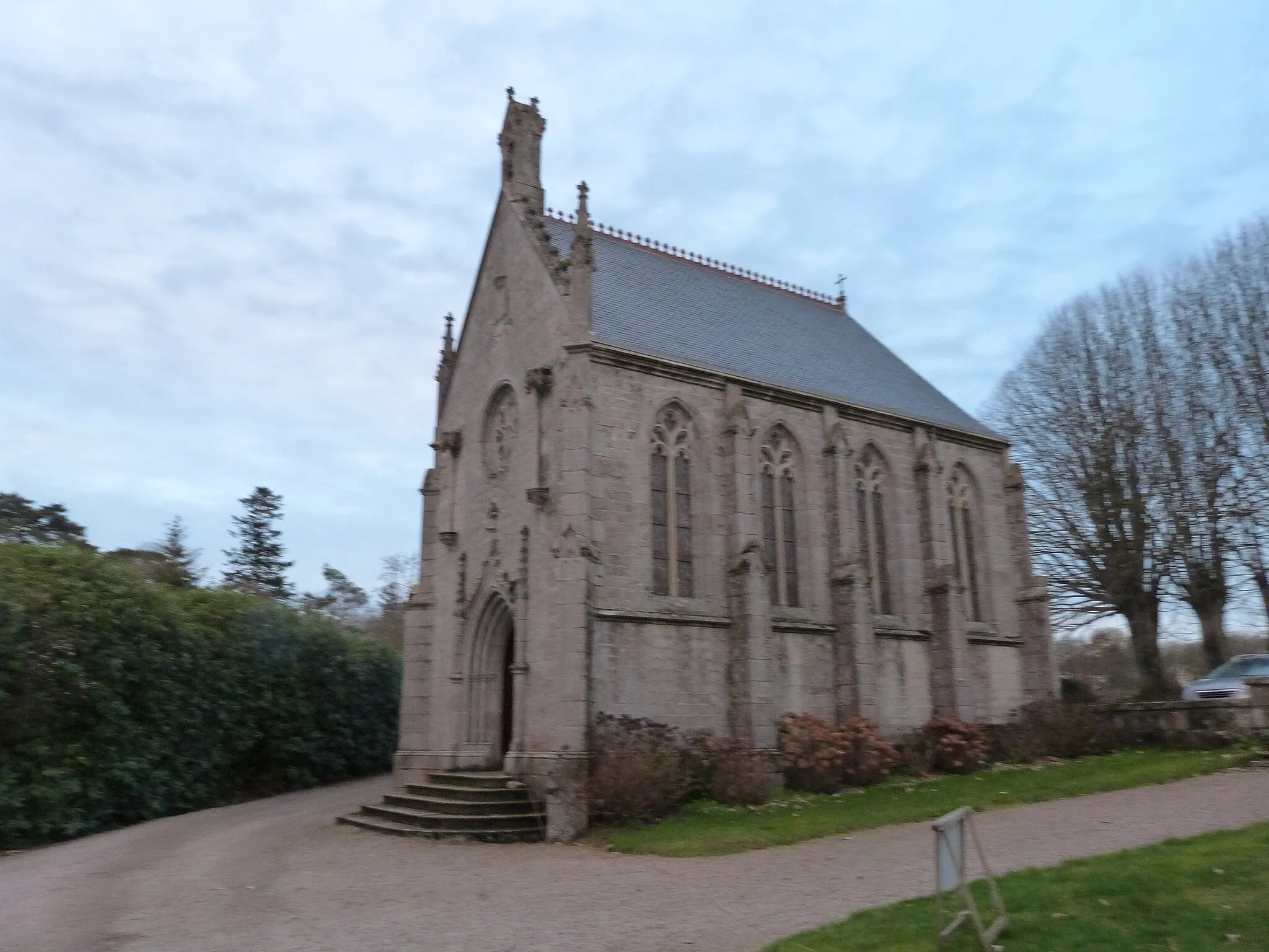 Photo showing: Chapelle du château de la Ville-Chevalier (Plouagat)