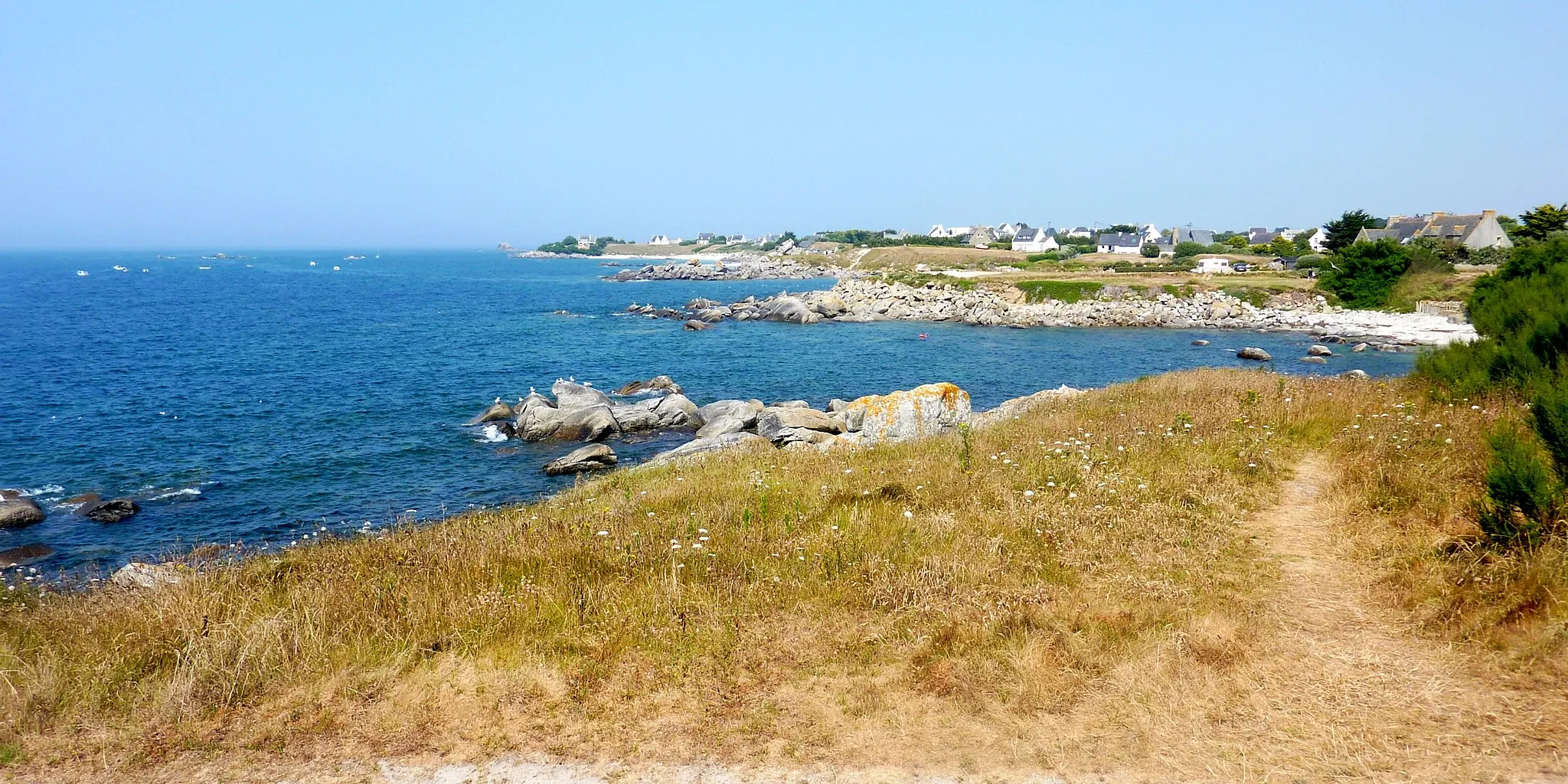 Photo showing: Plouescat : vue du littoral de la Manche.