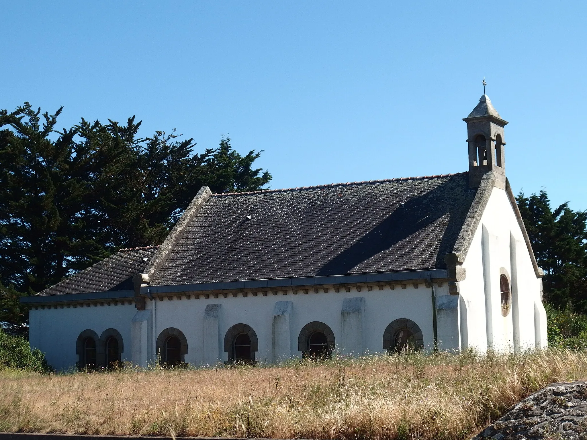 Photo showing: Chapelle Saint-Clément de Quiberon, vue du nord vers le sud.