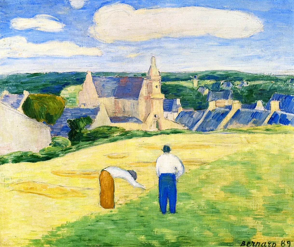 Photo showing: BERNARD Emile,1887 - Paysage, Saint-Briac - Landscape -