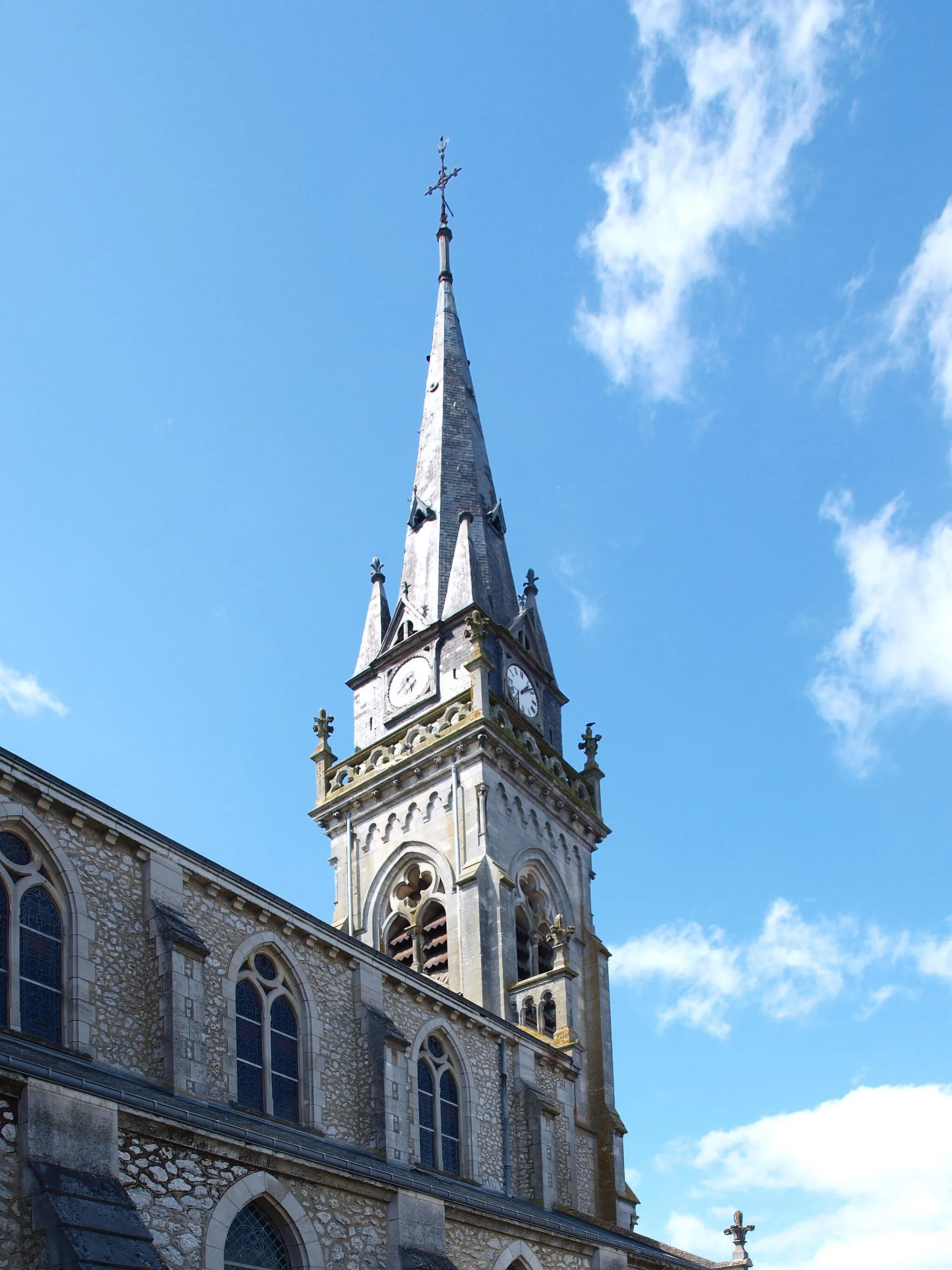 Photo showing: Auneau, Eure-et-Loir, France) ; église Saint-Étienne.