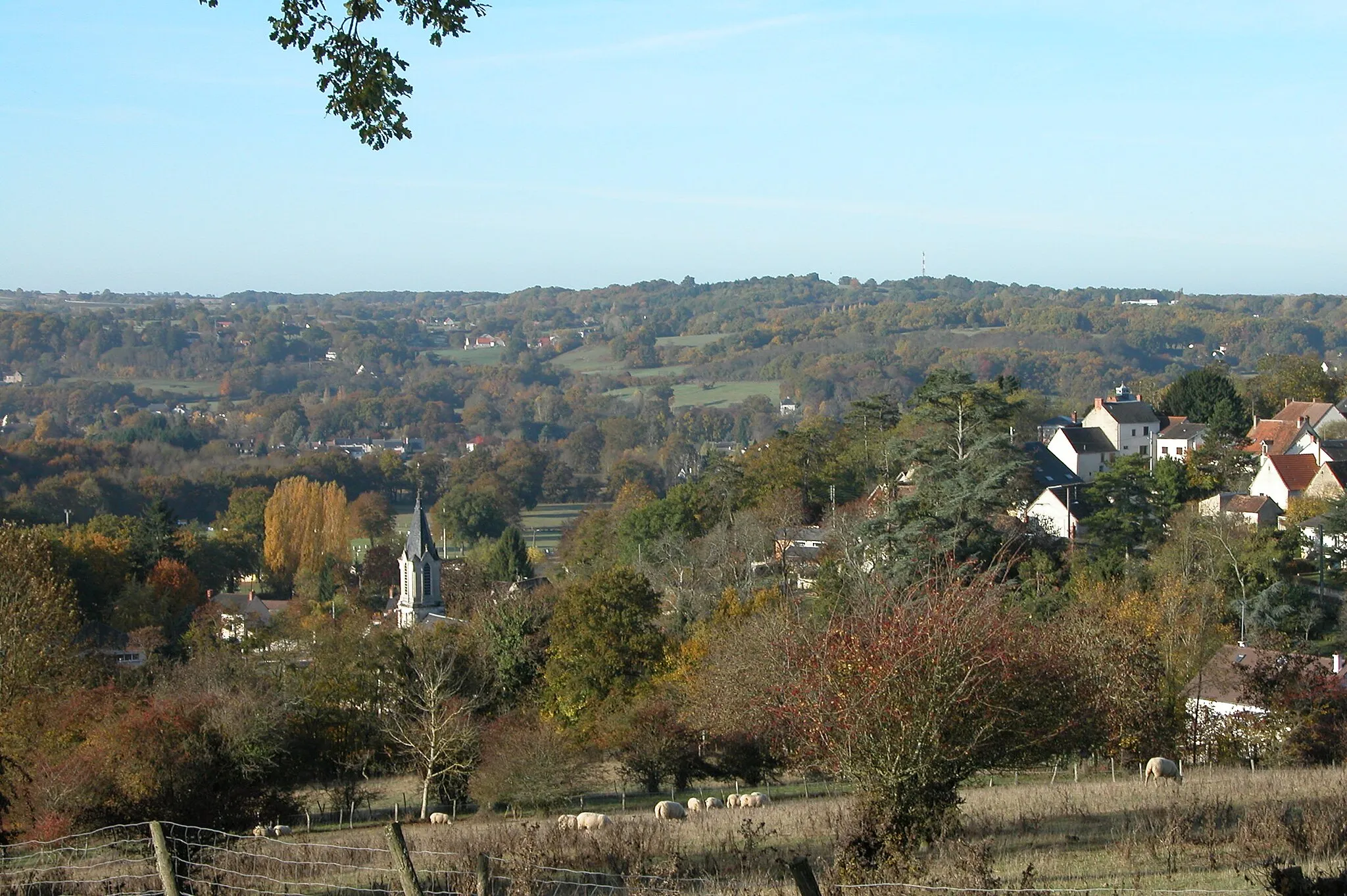 Photo showing: Vue générale du Pêchereau, (Indre)