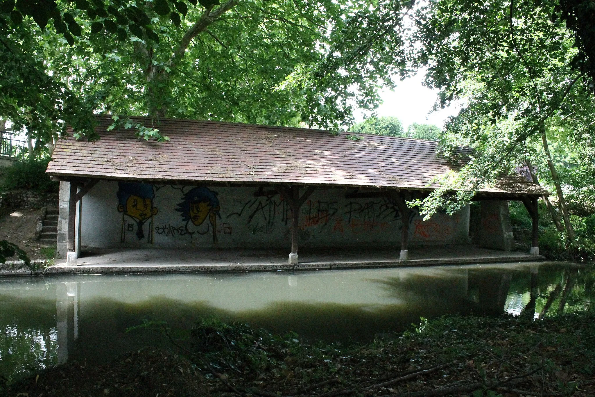 Photo showing: Le lavoir de Mardié, Loiret, Centre, France