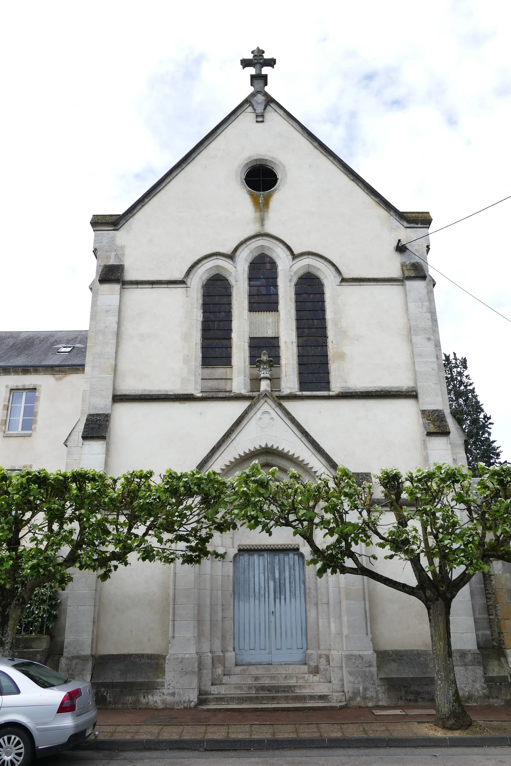 Photo showing: Chapel of Blanche de Castille high school in Pithiviers (Loiret, Centre-Val de Loire, France).