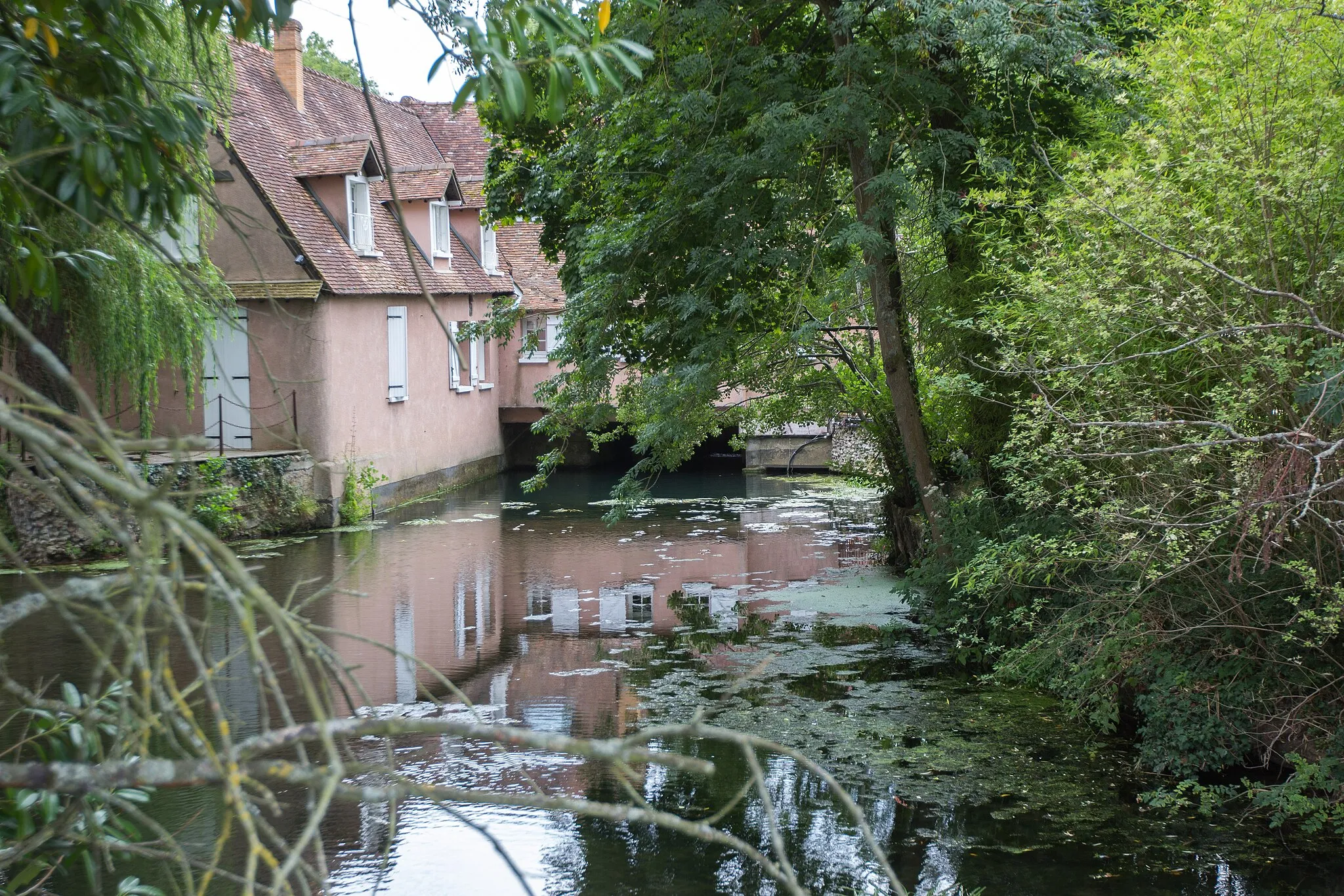 Photo showing: Vue du Moulin de la Roche à Saint-Prest (Eure-et-Loir, France)