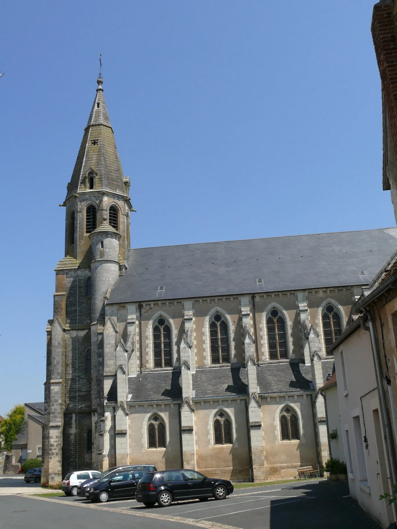 Photo showing: Saint-Laurian's church in Vatan (Indre, Centre-Val de Loire, France).