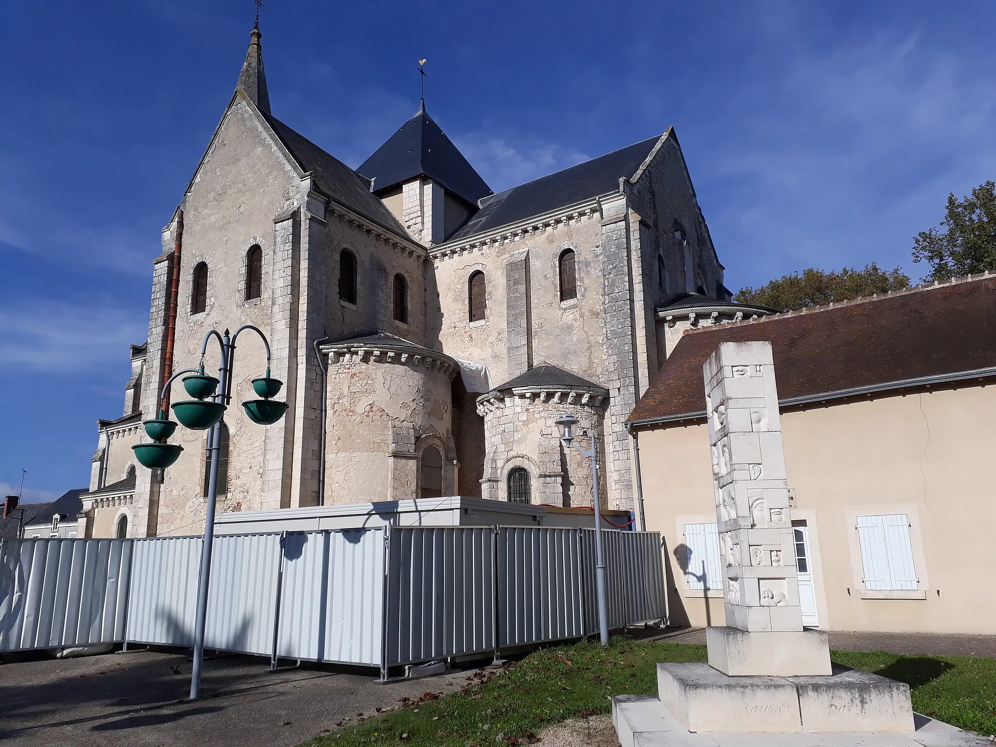 Photo showing: Église Saint-Sébastien de Villedieu-sur-Indre.