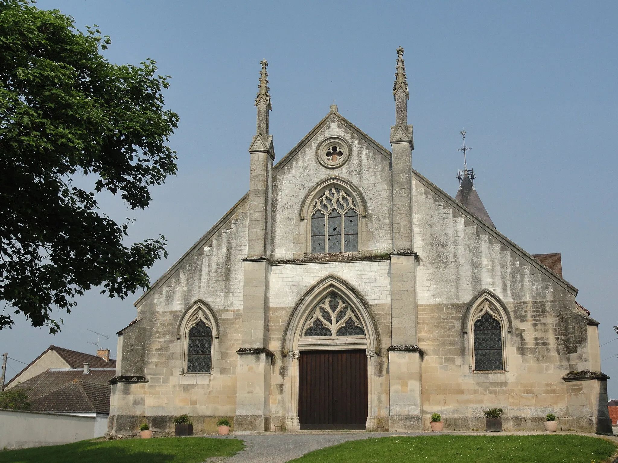 Photo showing: Church of Bisseuil (Marne)