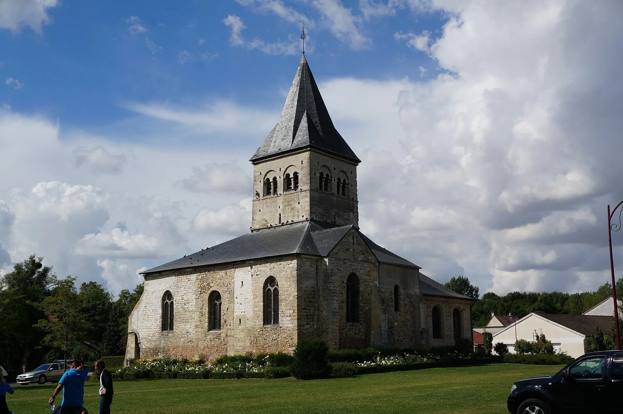 Photo showing: De l'église de Bazancourt .