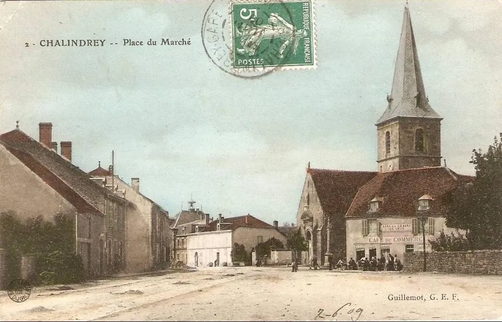 Photo showing: Carte postale de 1909