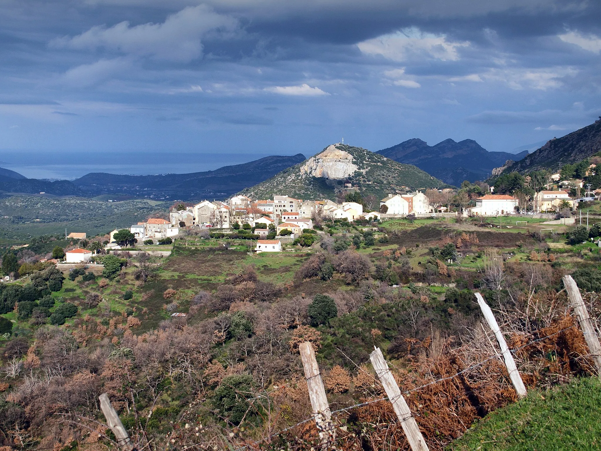 Photo showing: Olmeta-di-Tuda, Nebbio (Corse) - Vue du village