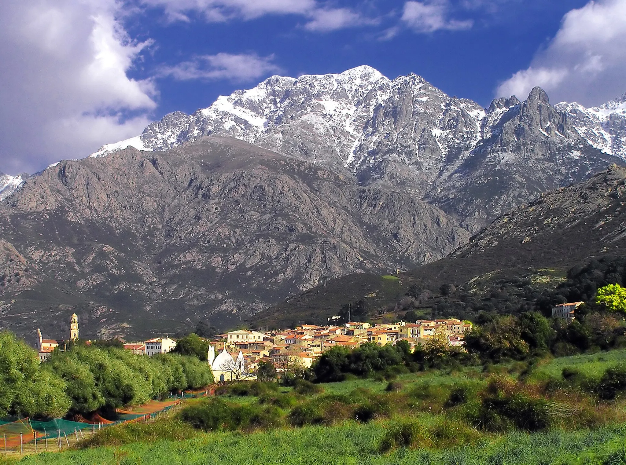 Photo showing: Le village de CALENZANA en Haute-Corse.