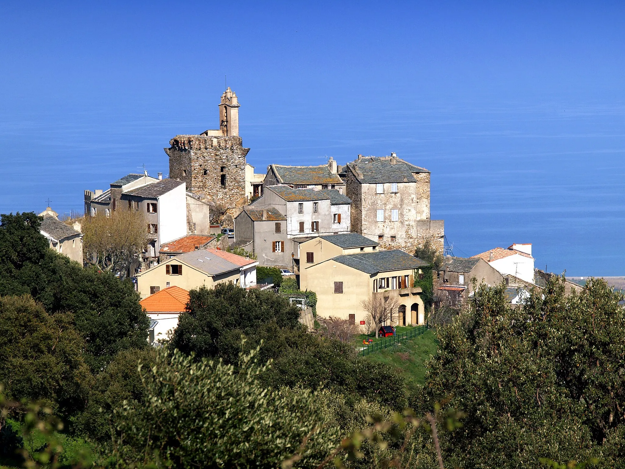 Photo showing: Furiani, agglomération bastiaise (Corse) - Vue du village