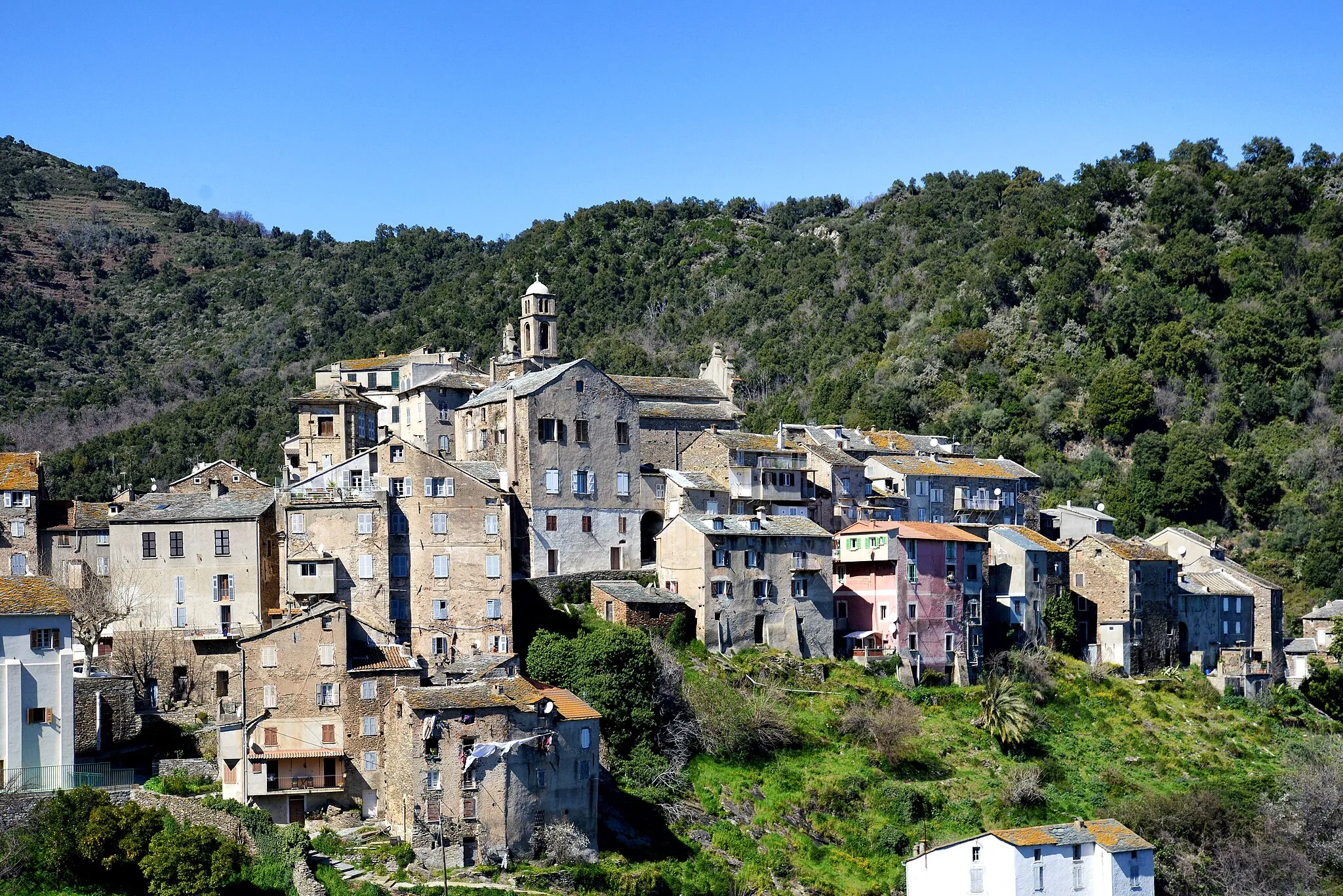Photo showing: Vescovato, Casinca (Corse) - Vue du village
