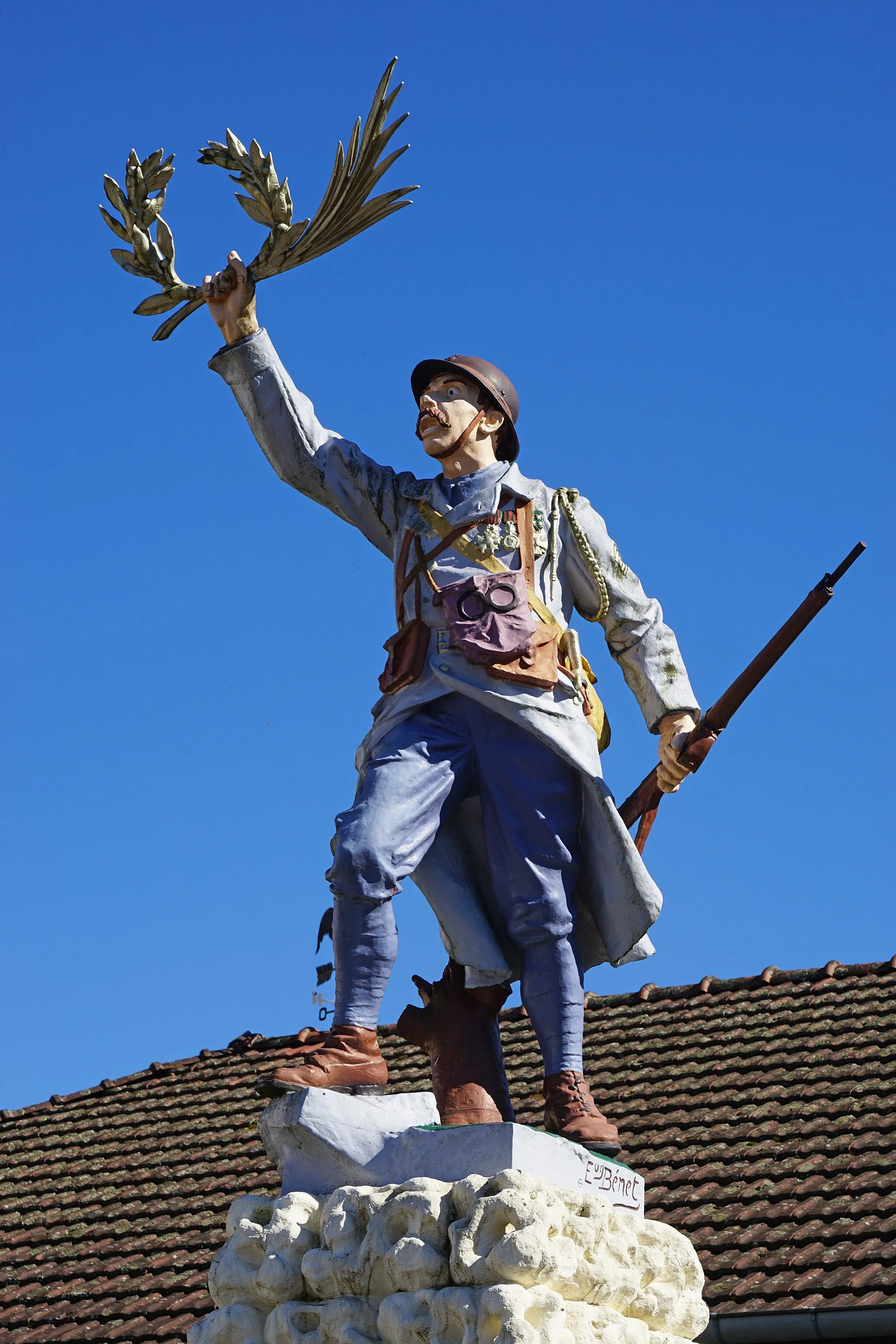 Photo showing: Le monument aux morts principal de Aillevillers-et-Lyaumont.