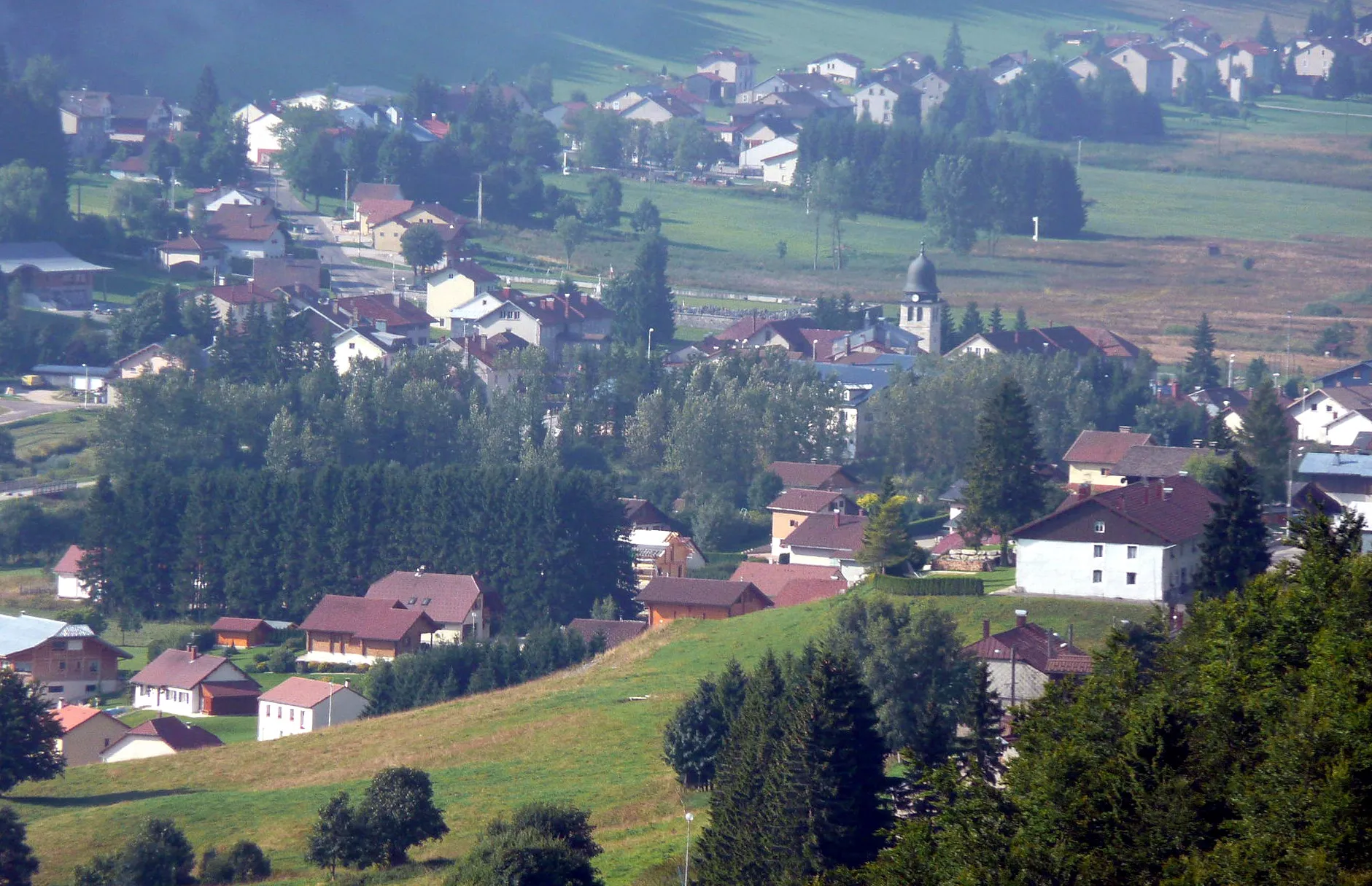 Photo showing: Panorama of Bois-d'Amont in the Jura department (east of France).