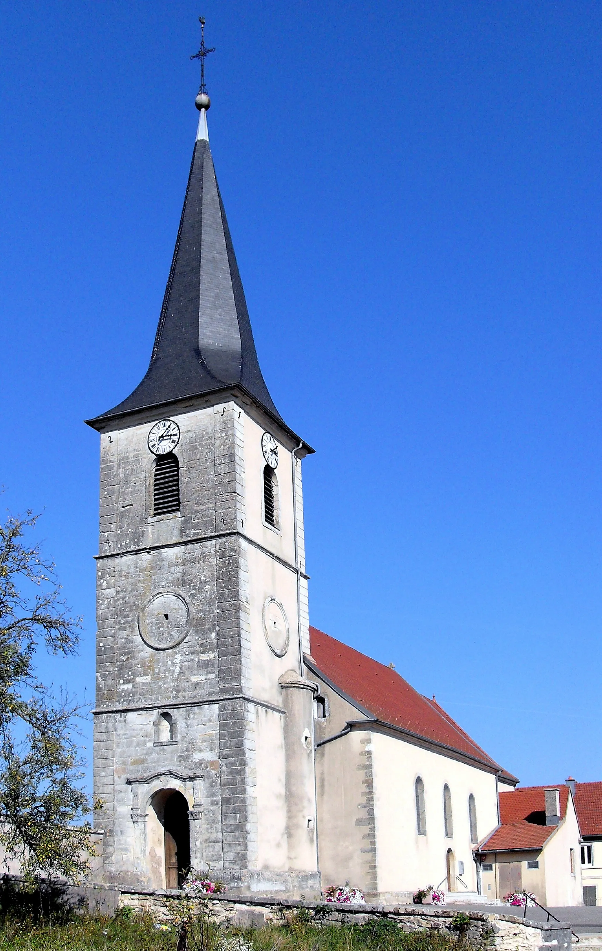 Photo showing: L'église Saint-Martin à Bourogne