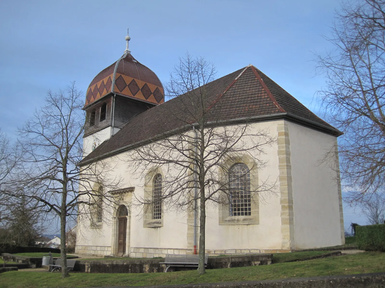 Photo showing: Église d'Étupes