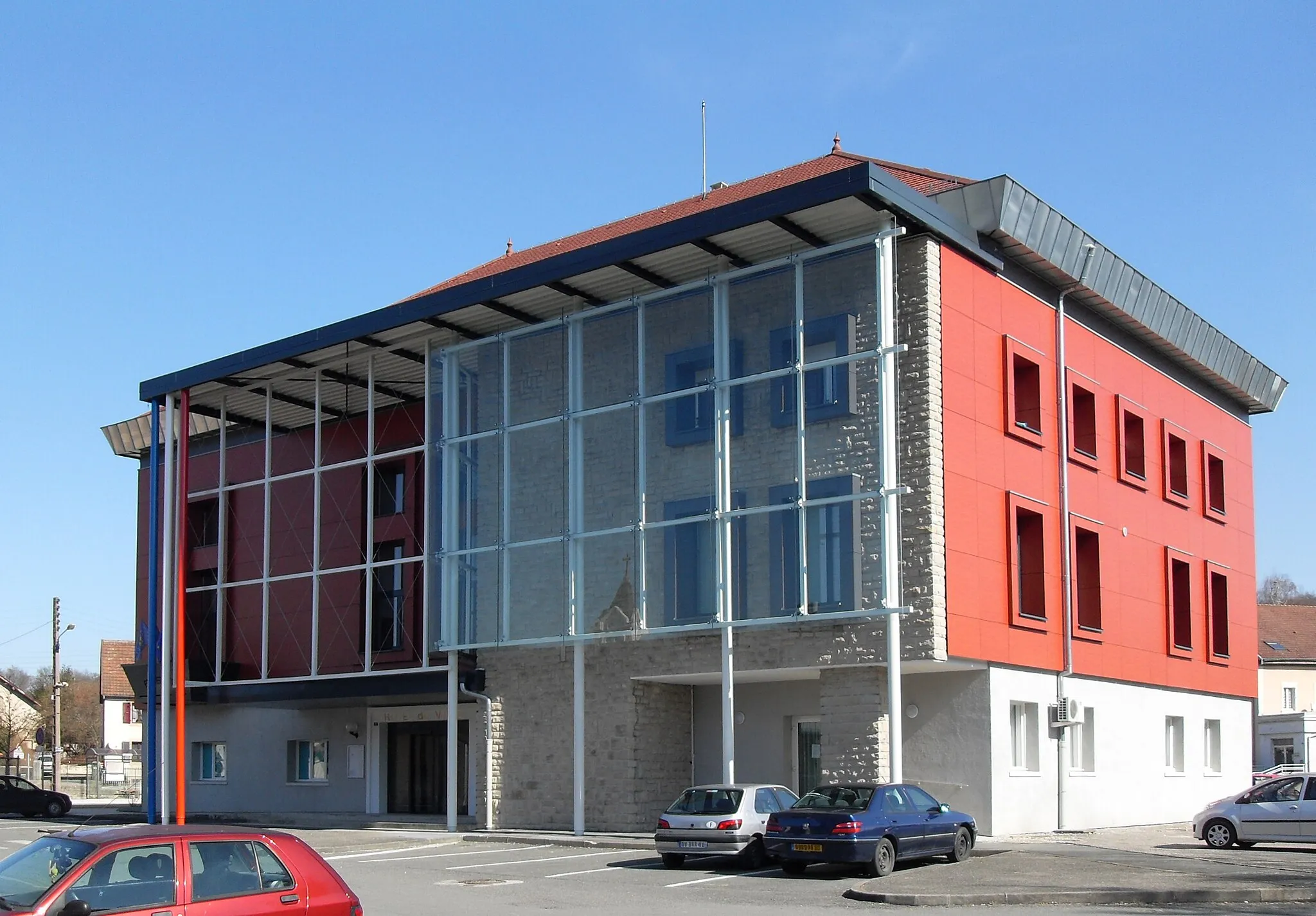 Photo showing: L'hôtel de ville de Fesches-le-Châtel