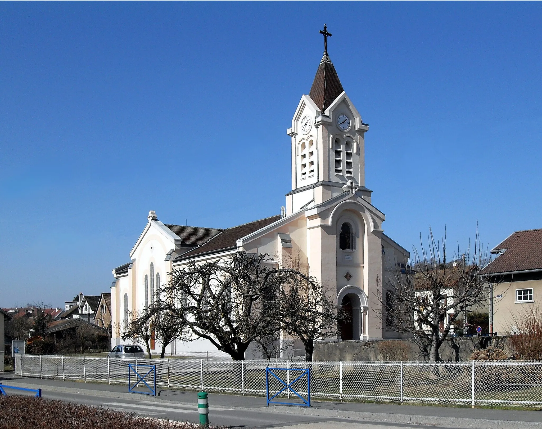 Photo showing: L'église Saint-Laurent à Fesches-le-Châtel