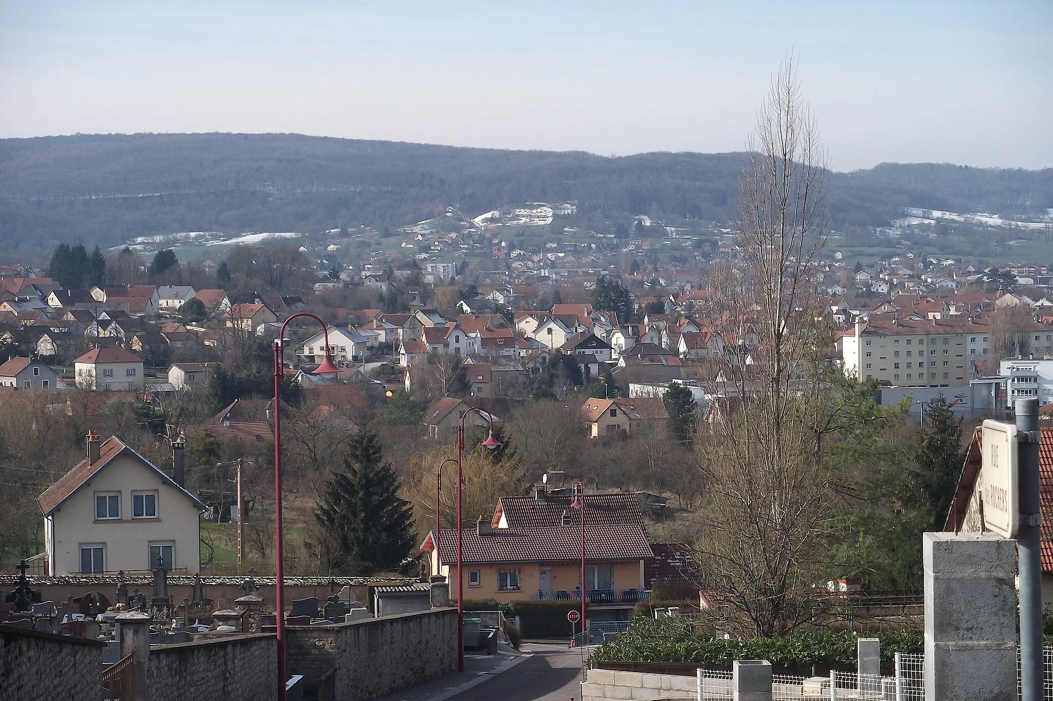 Photo showing: La commune de Navenne et le sud de Vesoul