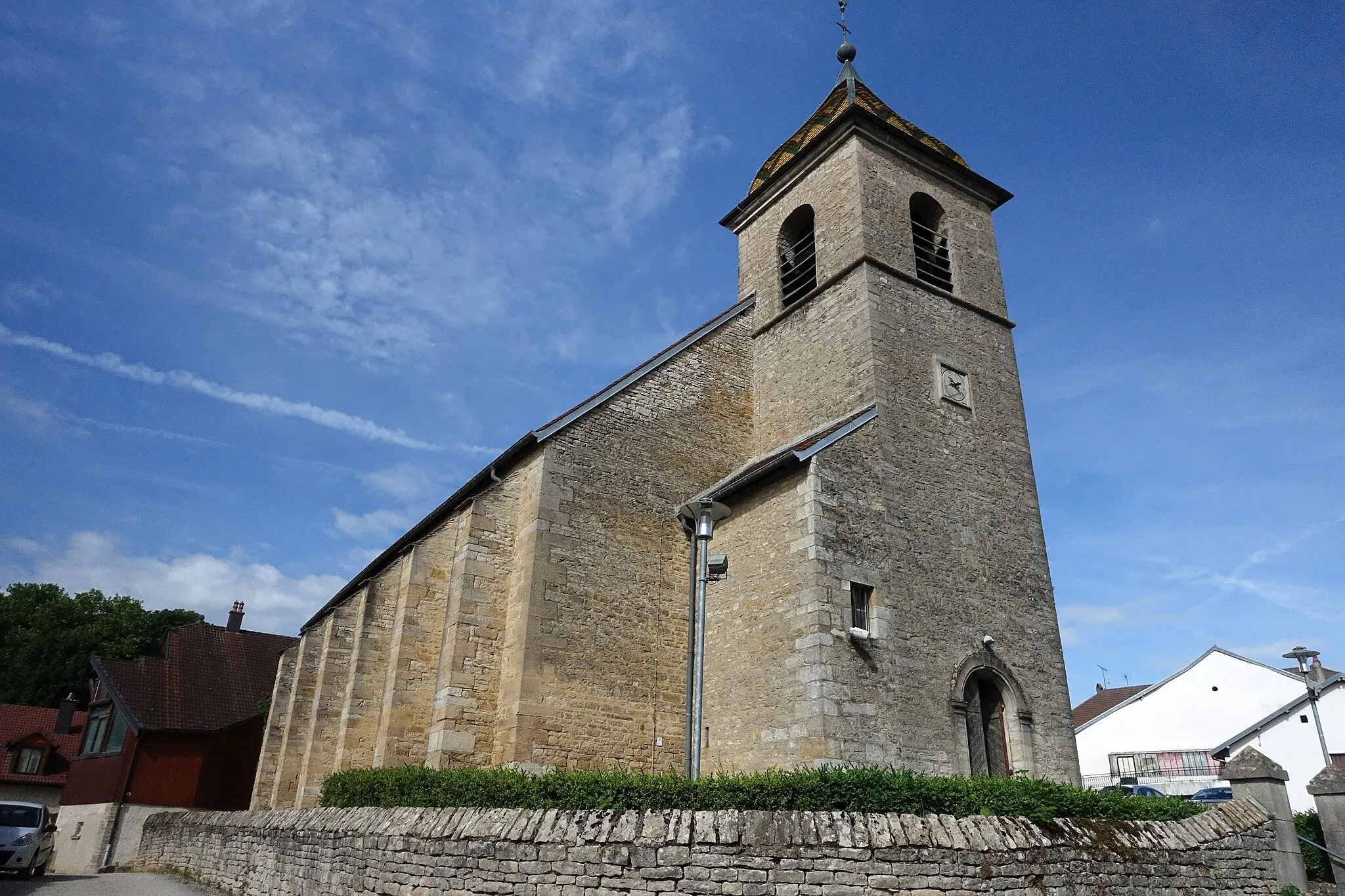 Photo showing: Saint-Martin church in Pirey, Doubs, France