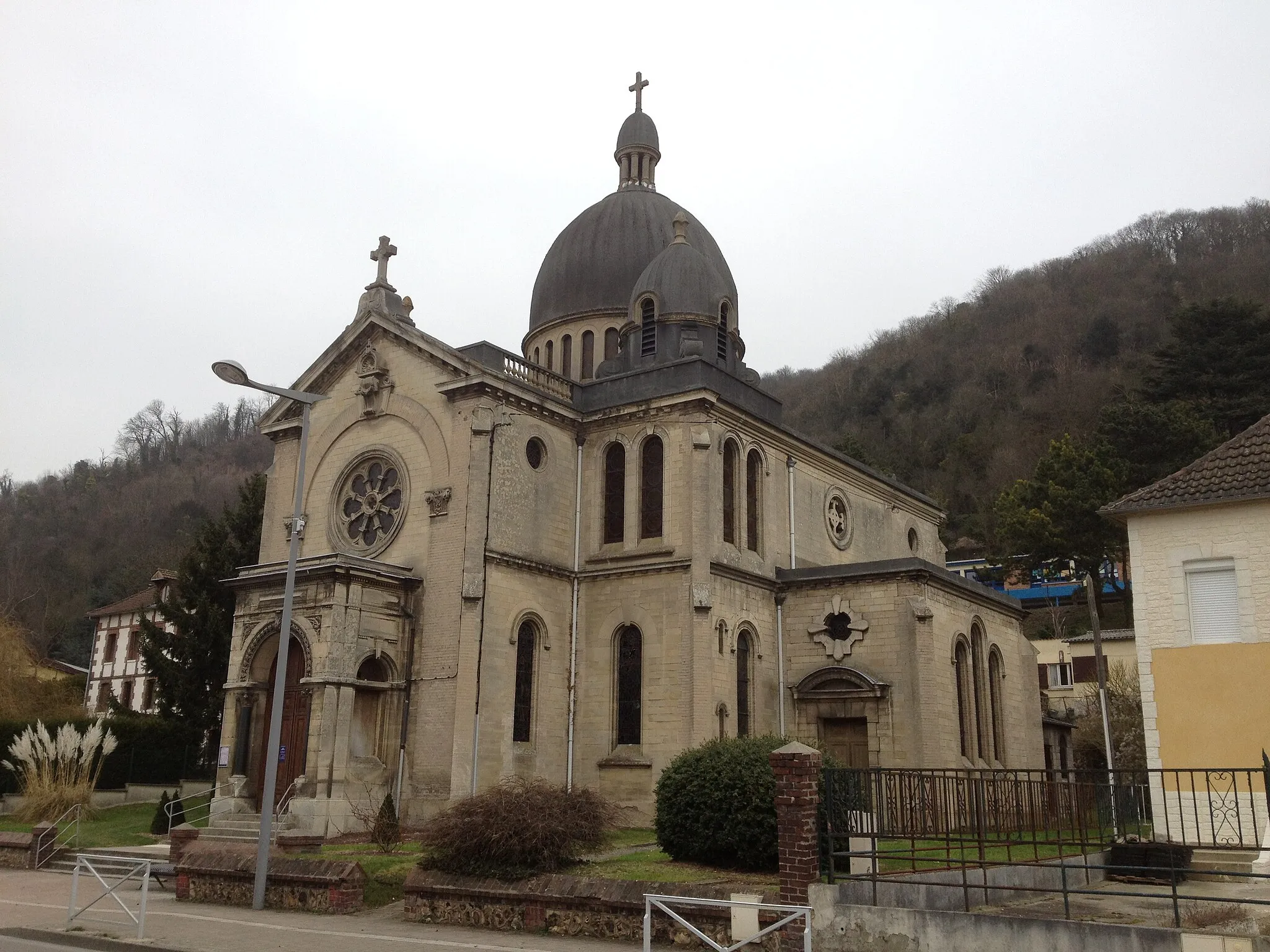 Photo showing: Église d'Amfreville-la-Mi-Voie.