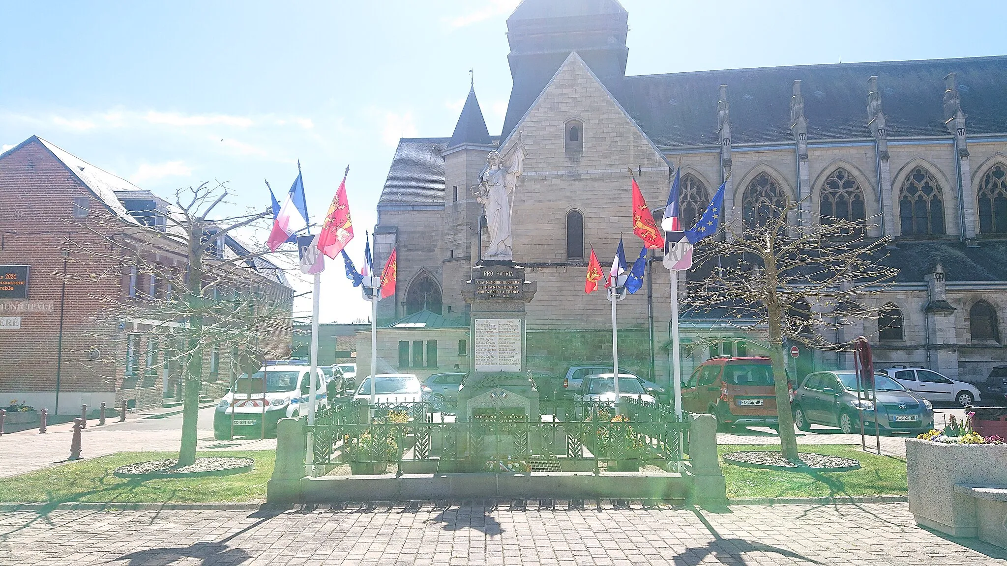 Photo showing: Monument aux morts de Blangy sur Bresle 2021