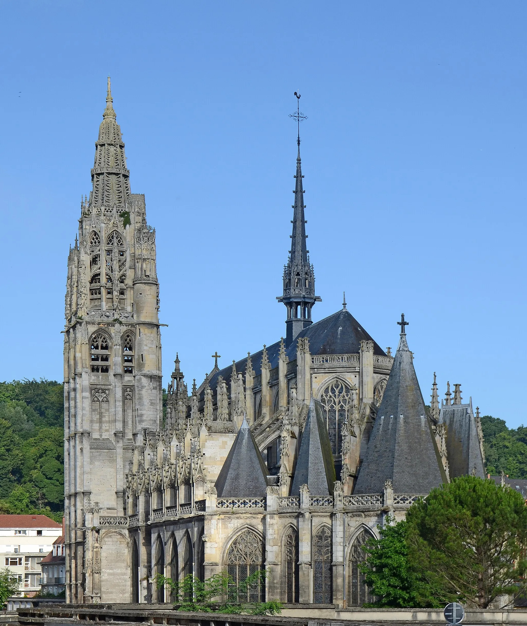 Photo showing: Church of Caudebec en Caux, Seine Maritime, France